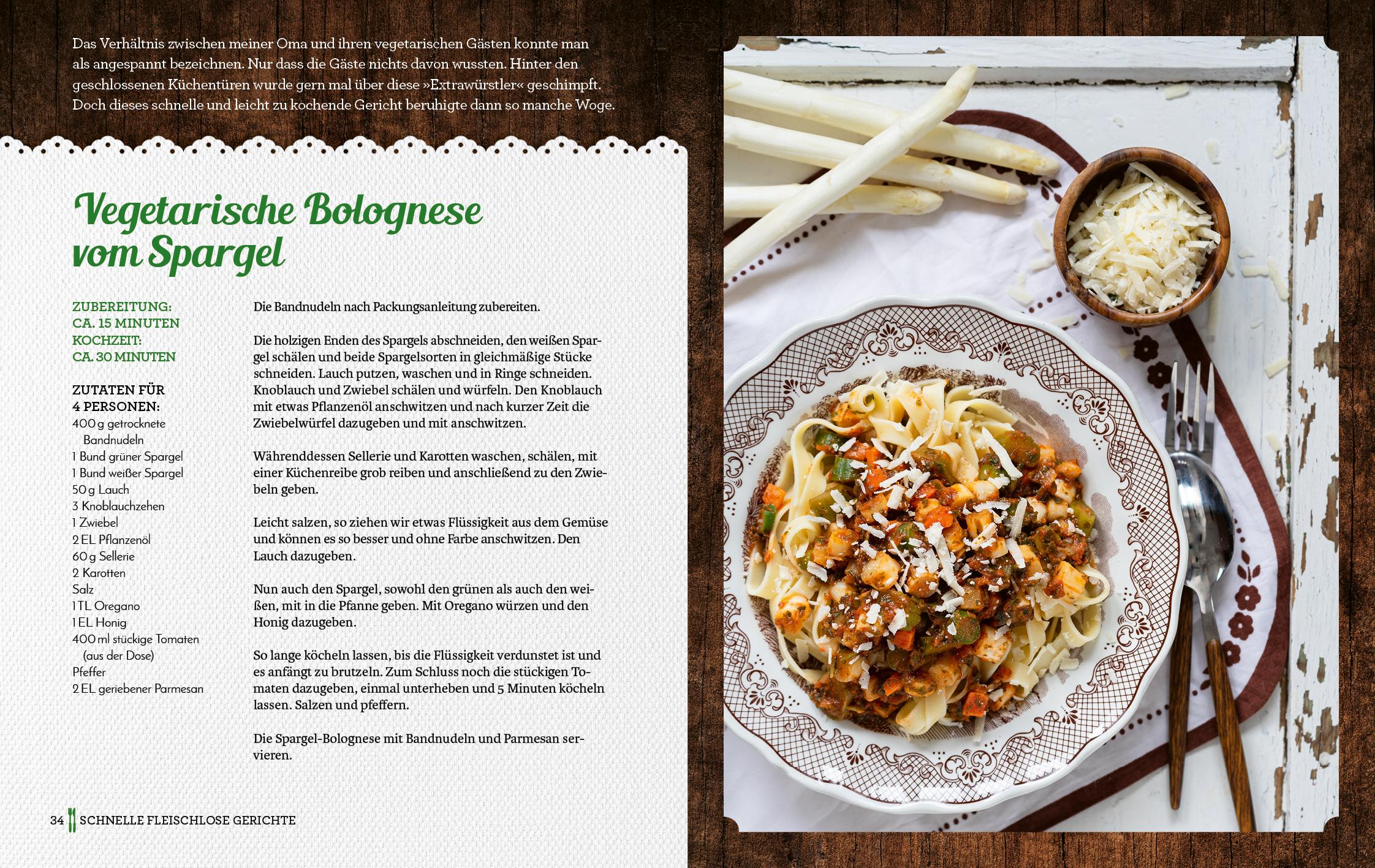 Beispielinhalt (Bild) Omas schnelle Küche