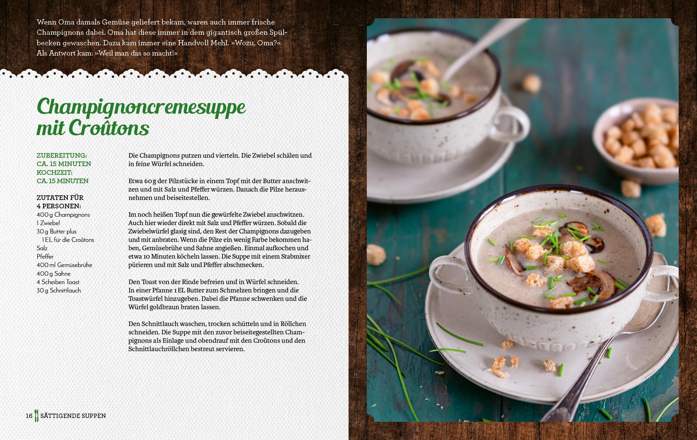 Beispielinhalt (Bild) Omas schnelle Küche