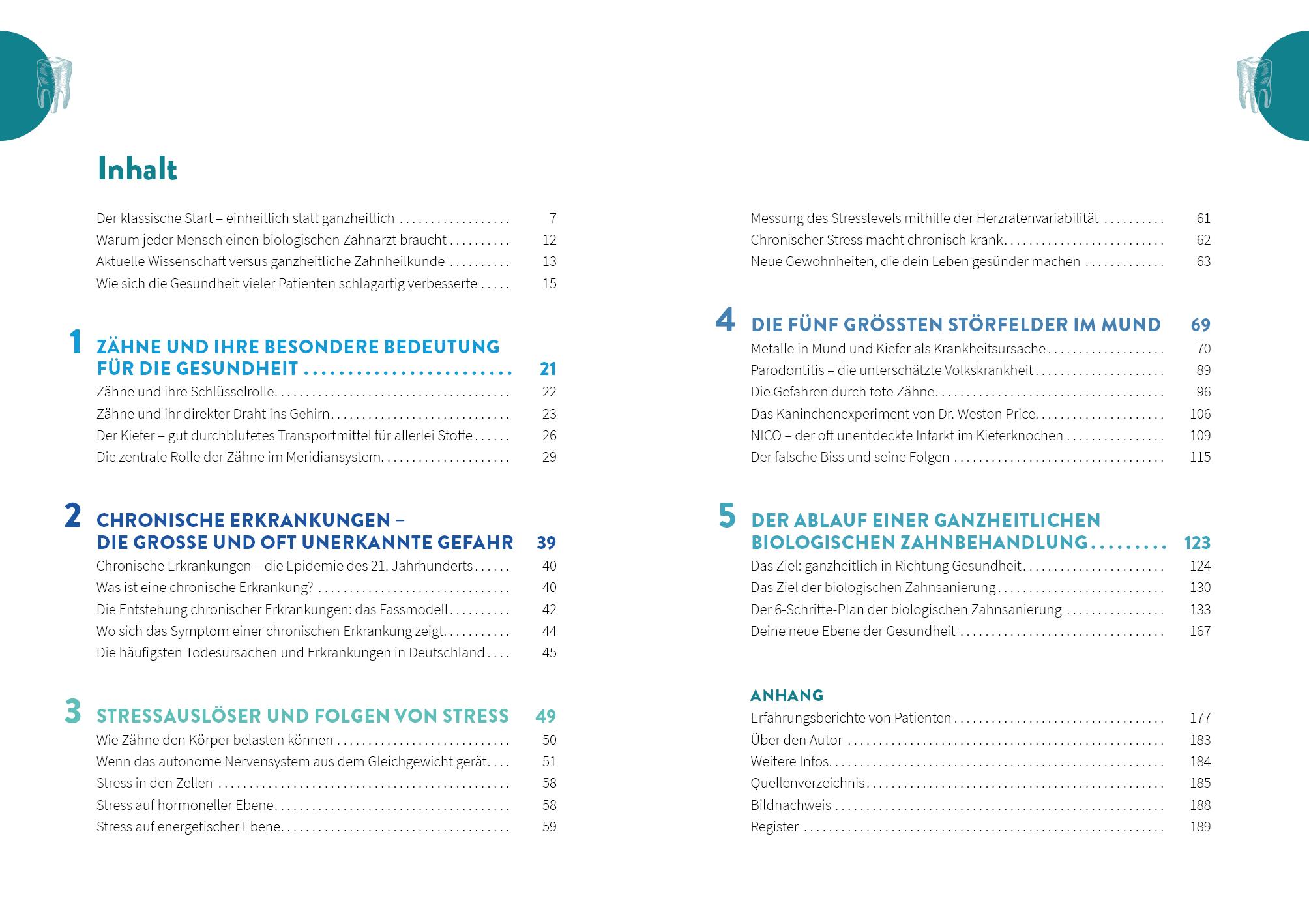 Beispielinhalt (Bild) Die geheime Kraft der Zähne