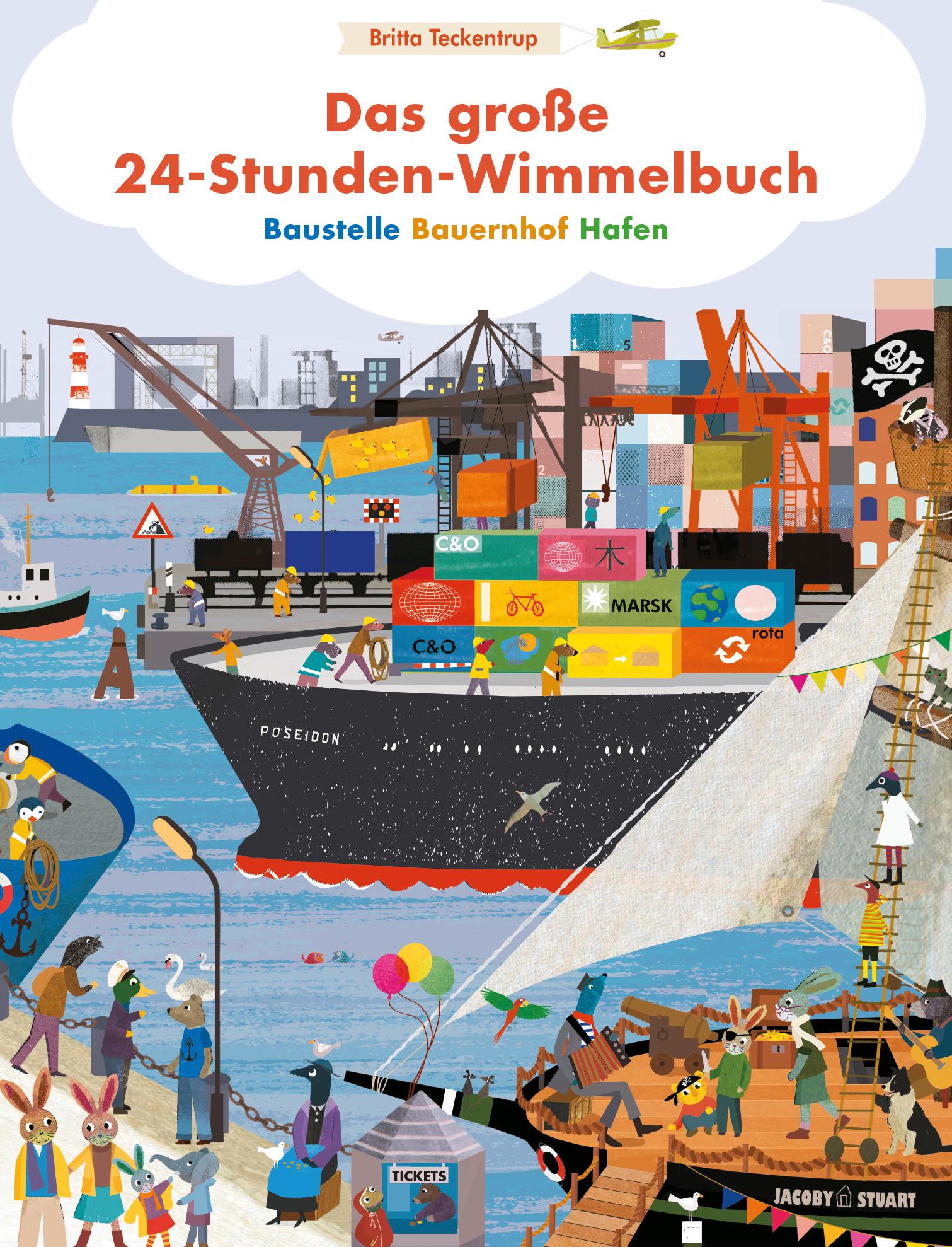 Vorderes Coverbild Das große 24-Stunden-Wimmelbuch