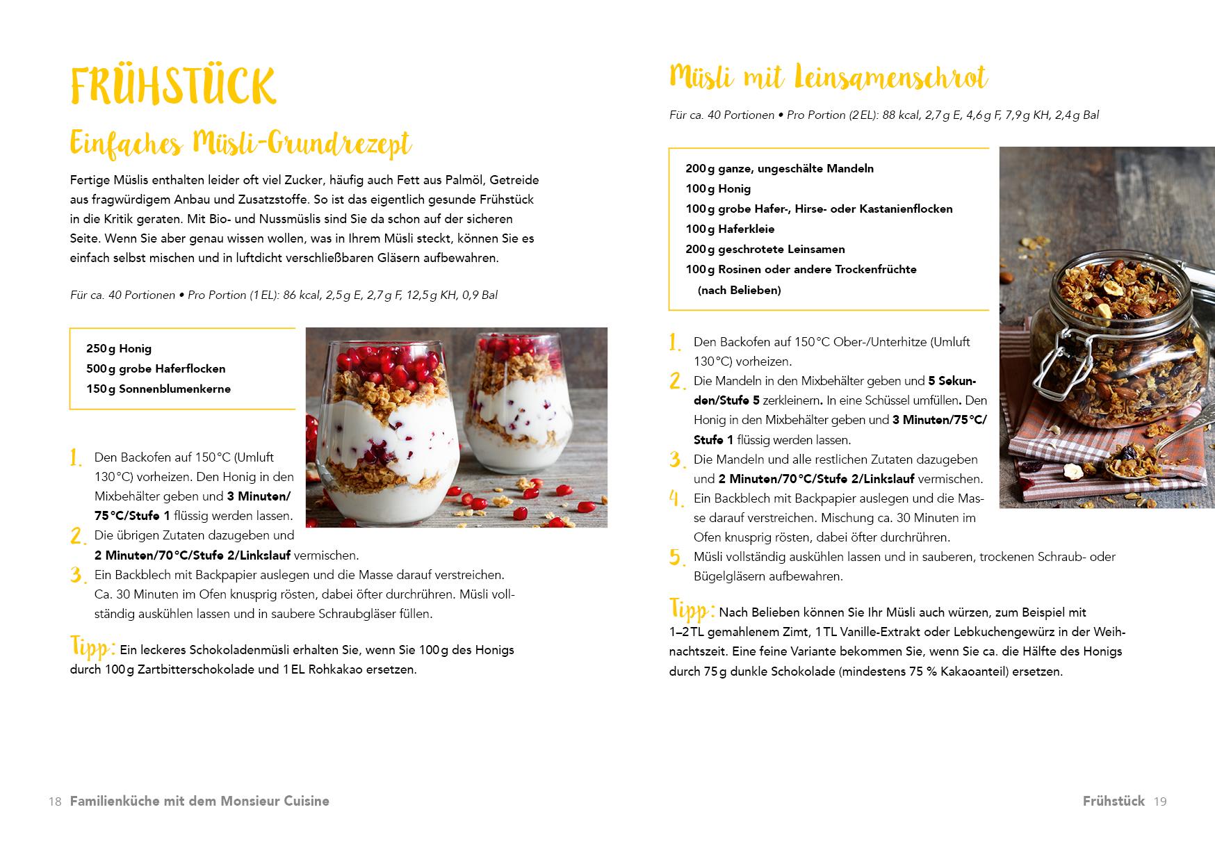 Beispielinhalt (Bild) Familienküche mit dem Monsieur Cuisine