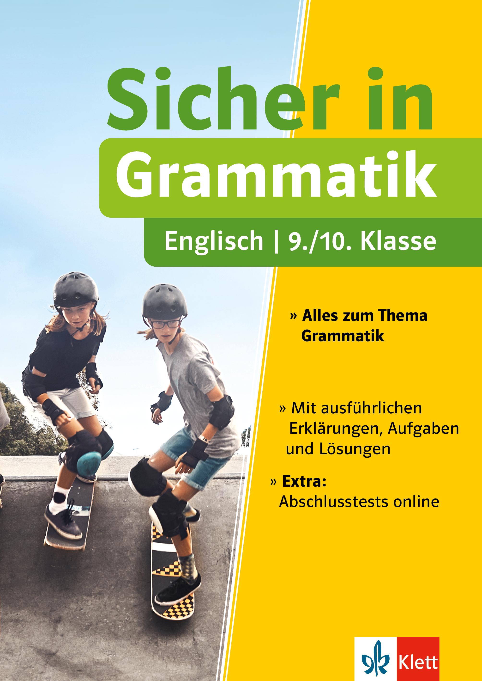 Vorderes Coverbild Sicher in Englisch Grammatik 9./10. Klasse