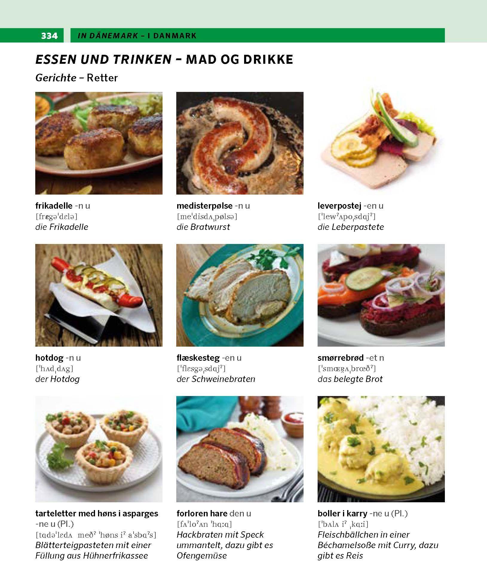 Beispielinhalt (Bild) PONS Bildwörterbuch Dänisch