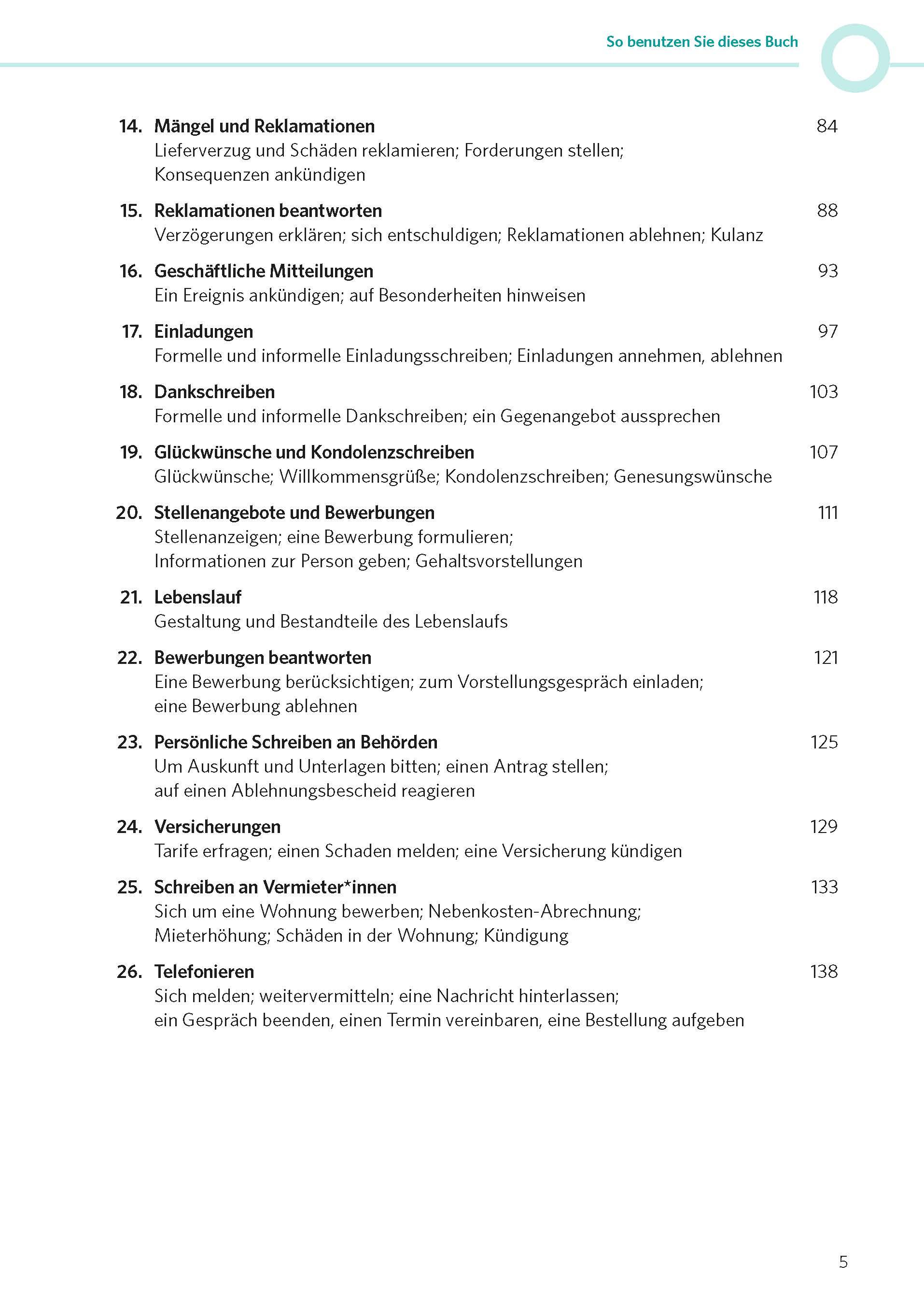 Beispielinhalt (Bild) PONS Bürokommunikation Deutsch
