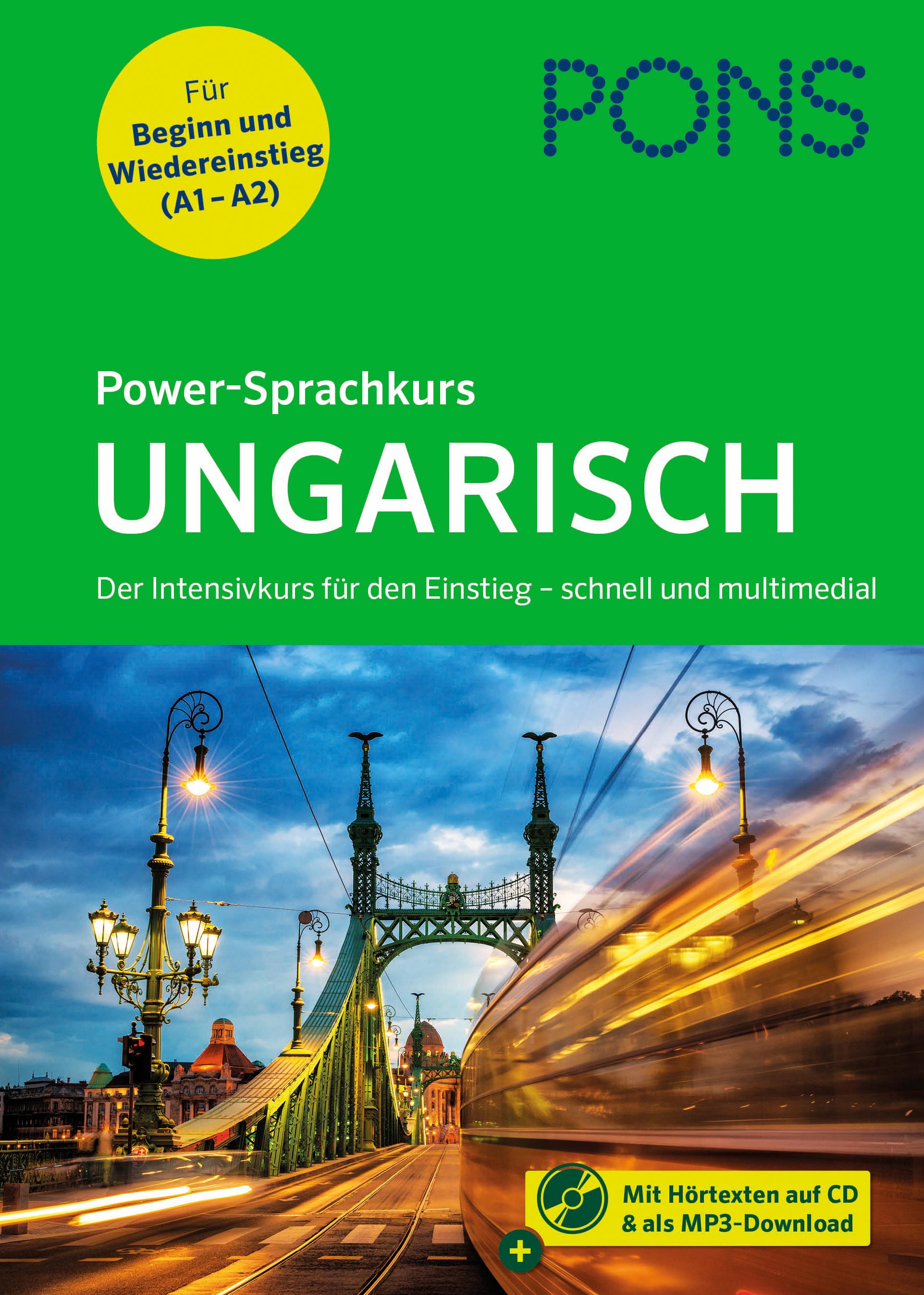 Vorderes Coverbild PONS Power-Sprachkurs Ungarisch