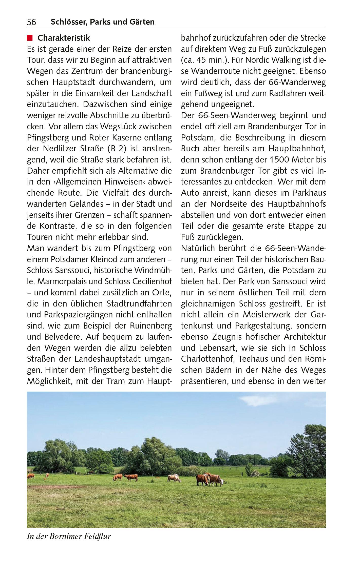 Beispielinhalt (Bild) TRESCHER Reiseführer 66-Seen-Wanderung