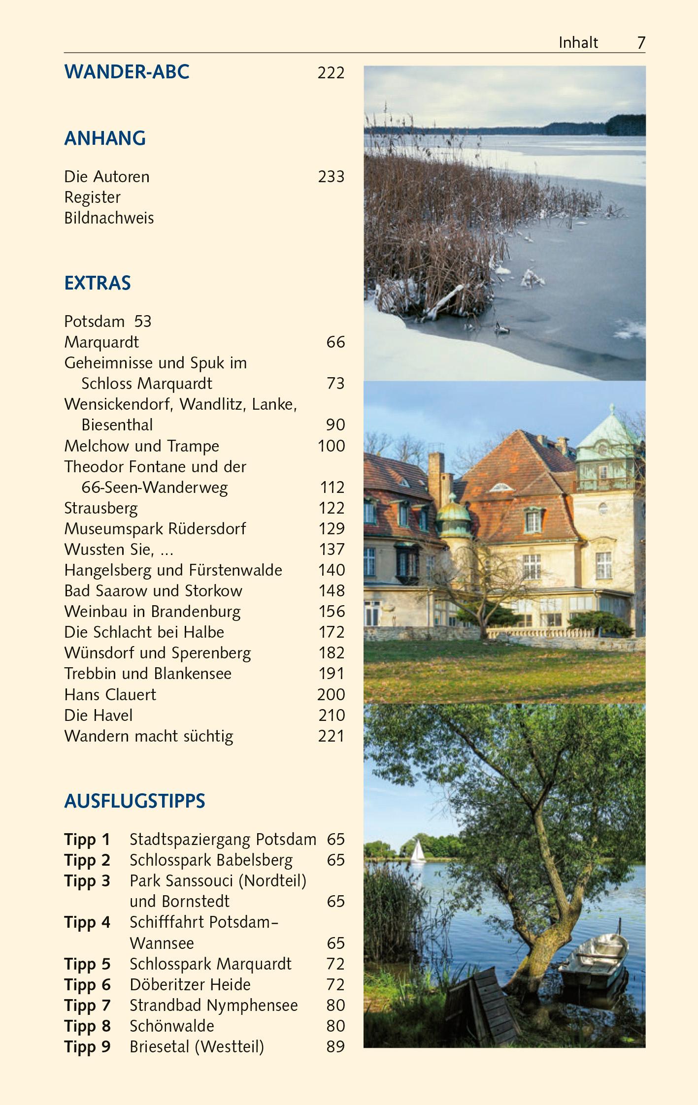 Beispielinhalt (Bild) TRESCHER Reiseführer 66-Seen-Wanderung