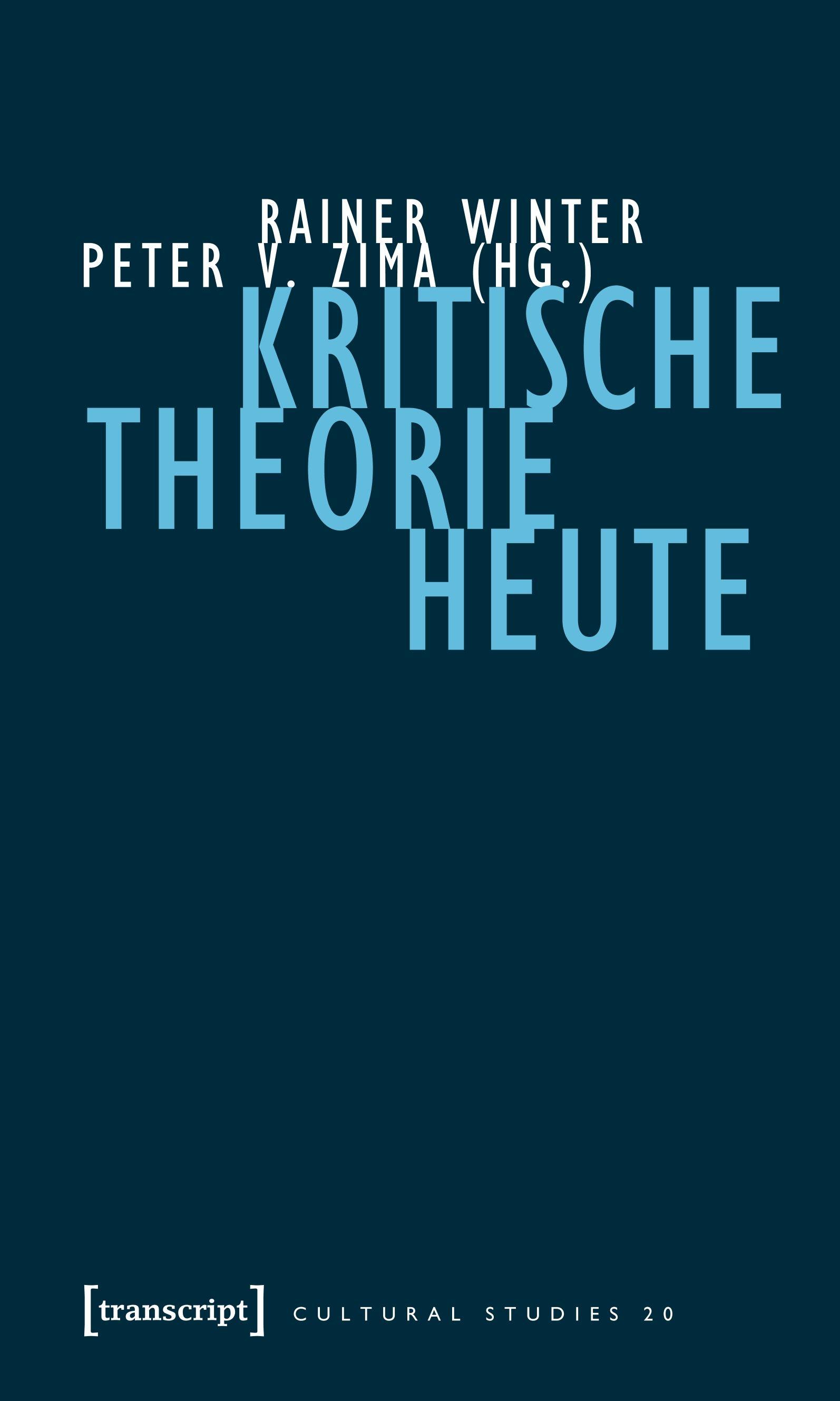 Vorderes Coverbild Kritische Theorie heute