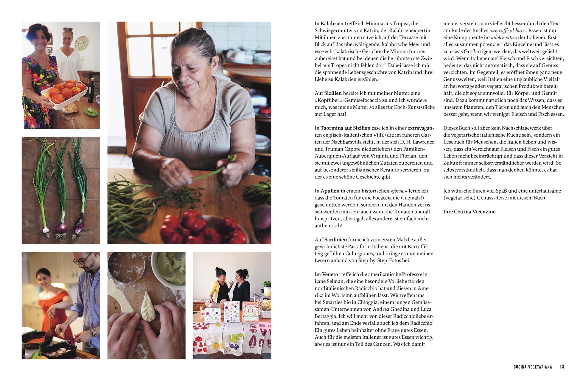 Beispielinhalt (Bild) Cucina Vegetariana