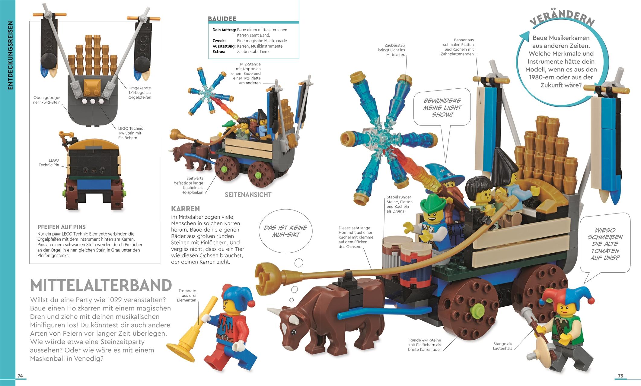 Beispielinhalt (Bild) Das neue LEGO® Ideen Buch