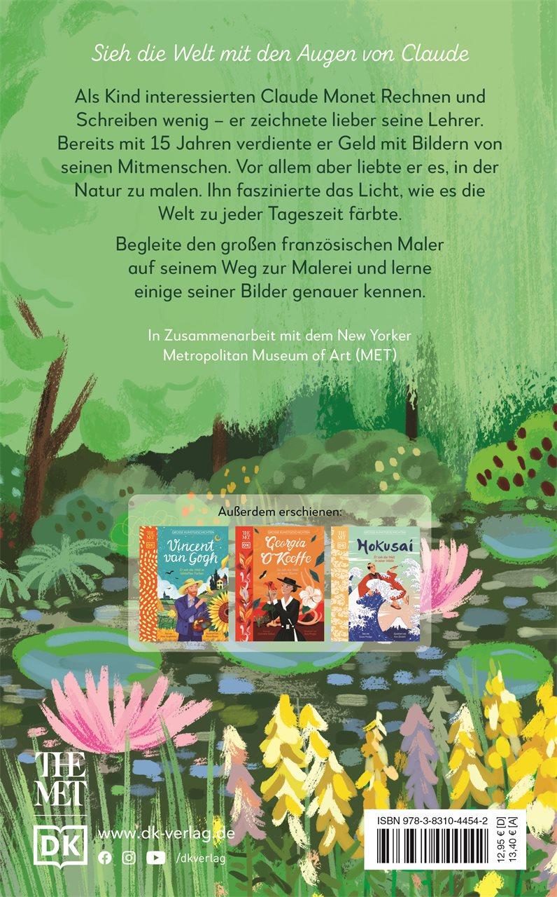 Rückseitencover Große Kunstgeschichten. Claude Monet