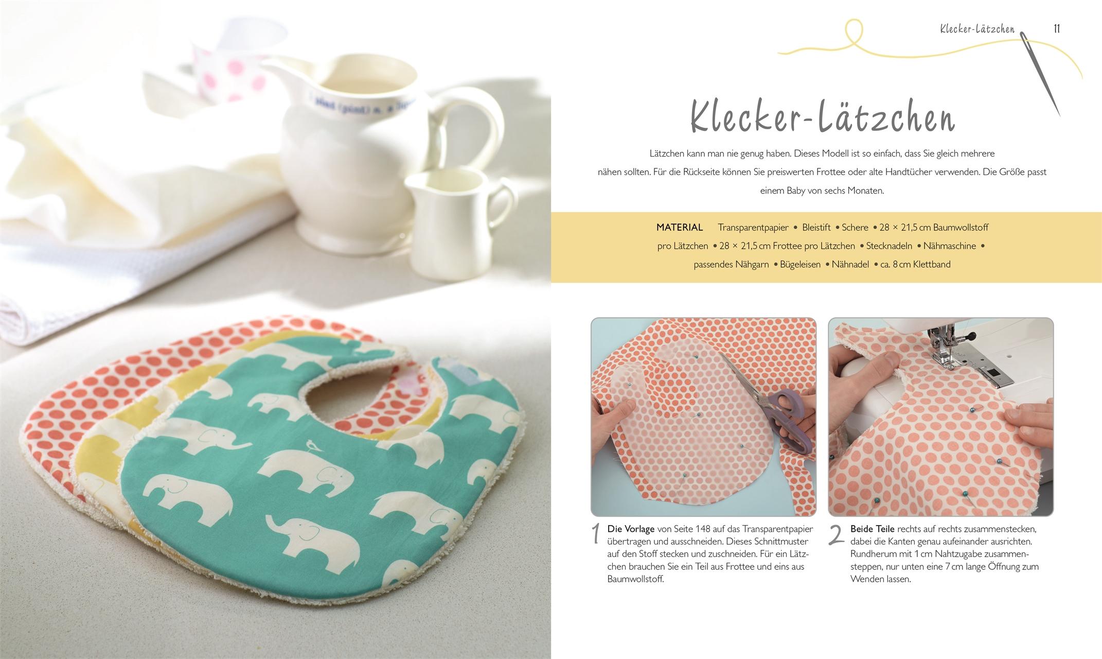 Beispielinhalt (Bild) Nähideen fürs Baby