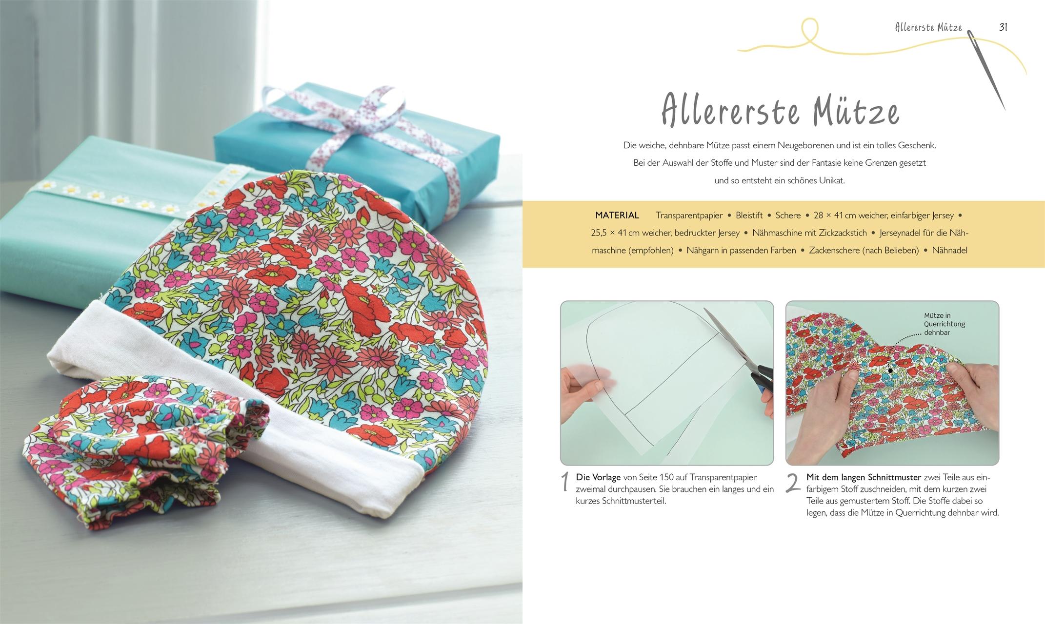 Beispielinhalt (Bild) Nähideen fürs Baby