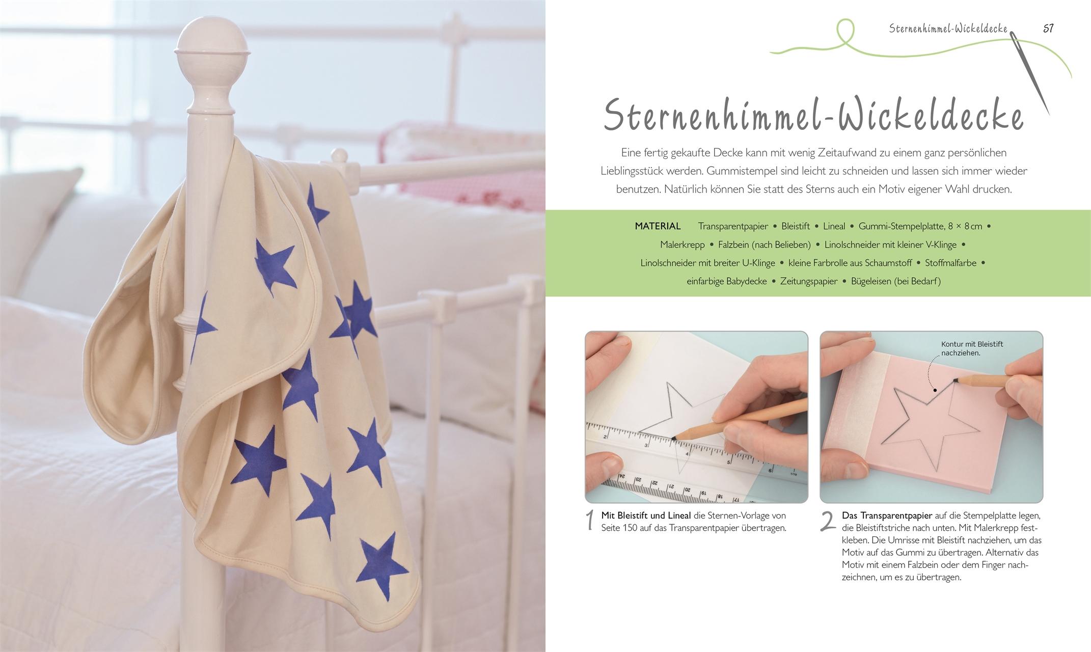 Beispielinhalt (Bild) Nähideen fürs Baby