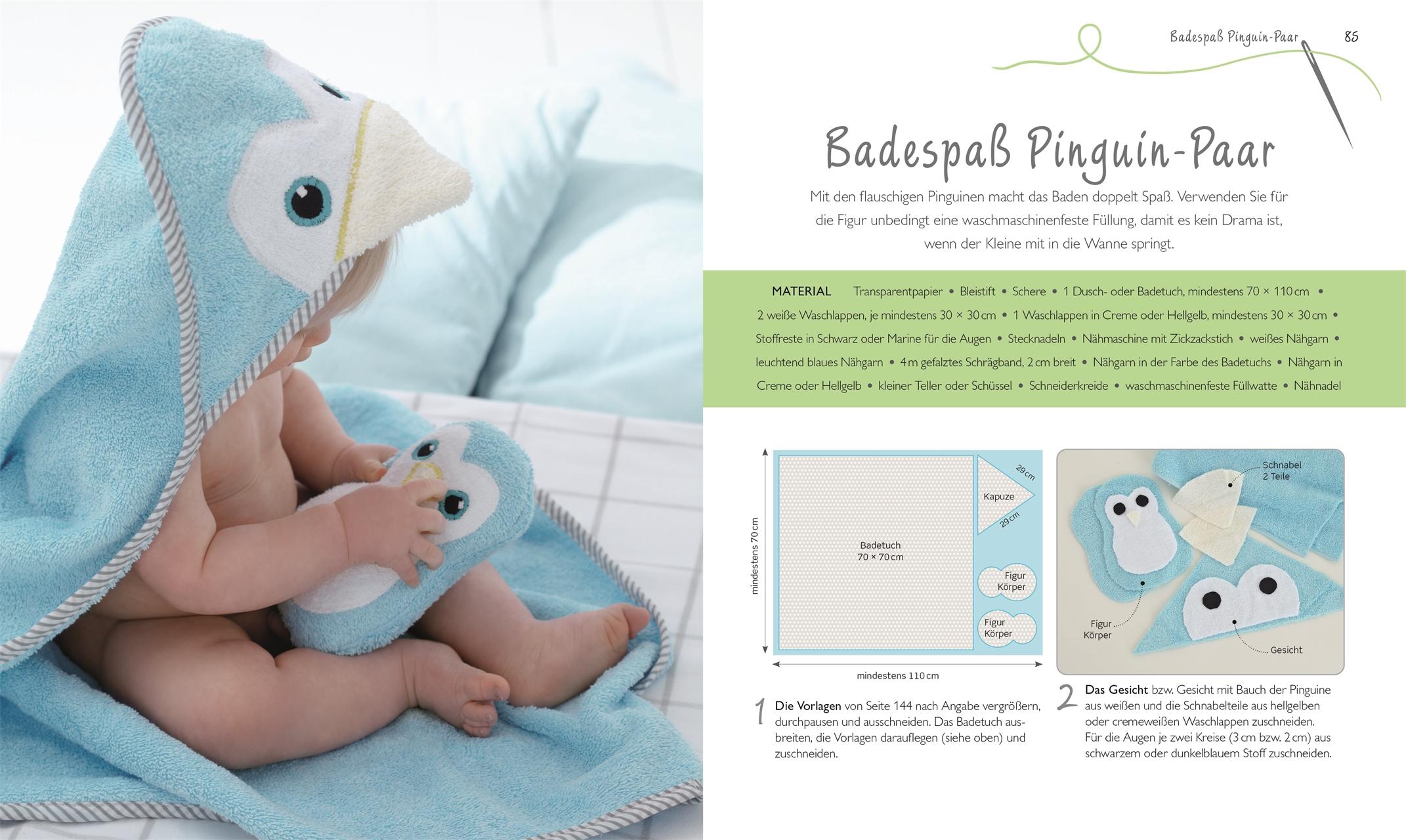 Beispielinhalt (Bild) Nähideen fürs Baby