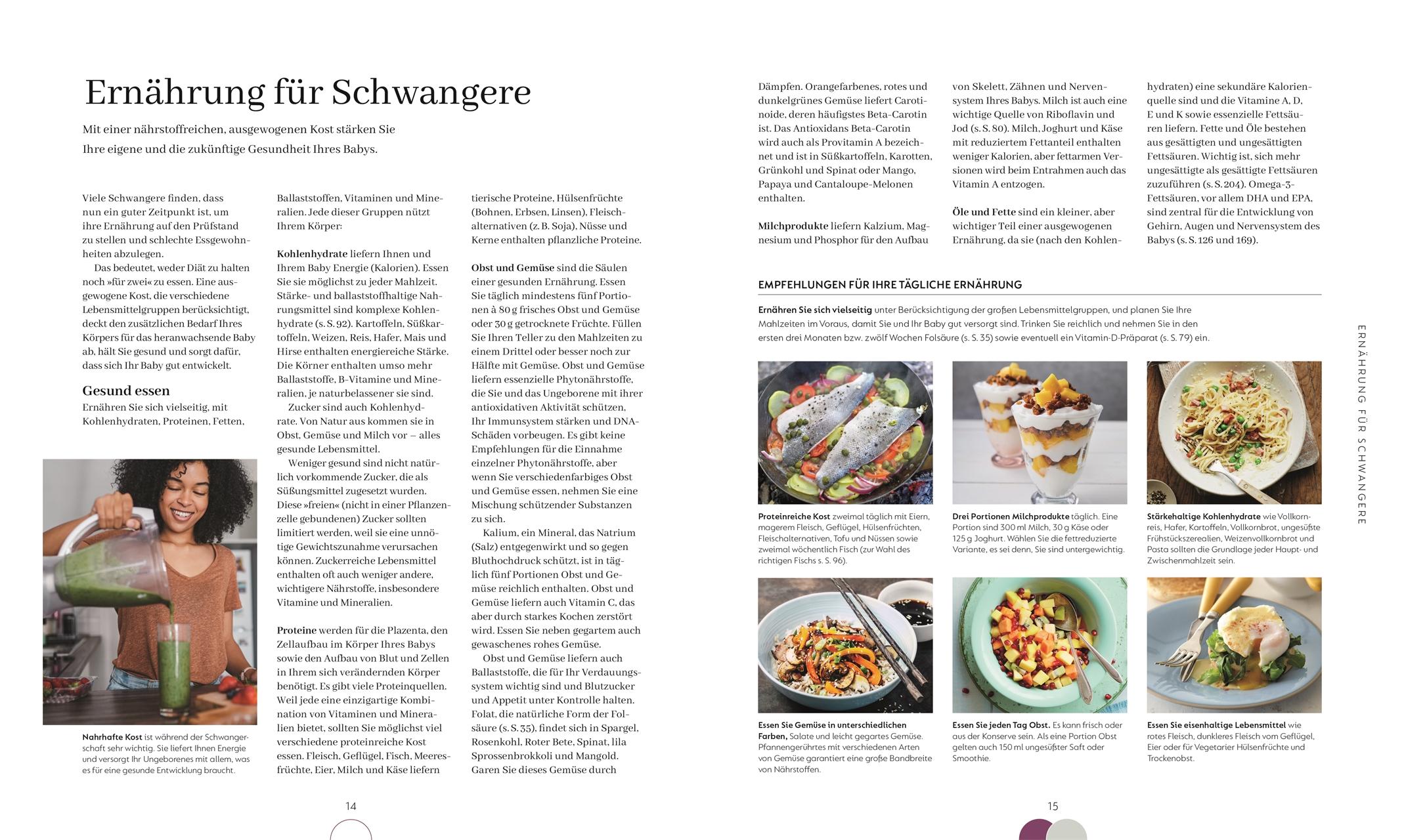 Beispielinhalt (Bild) Alles über meine Schwangerschaft Tag für Tag