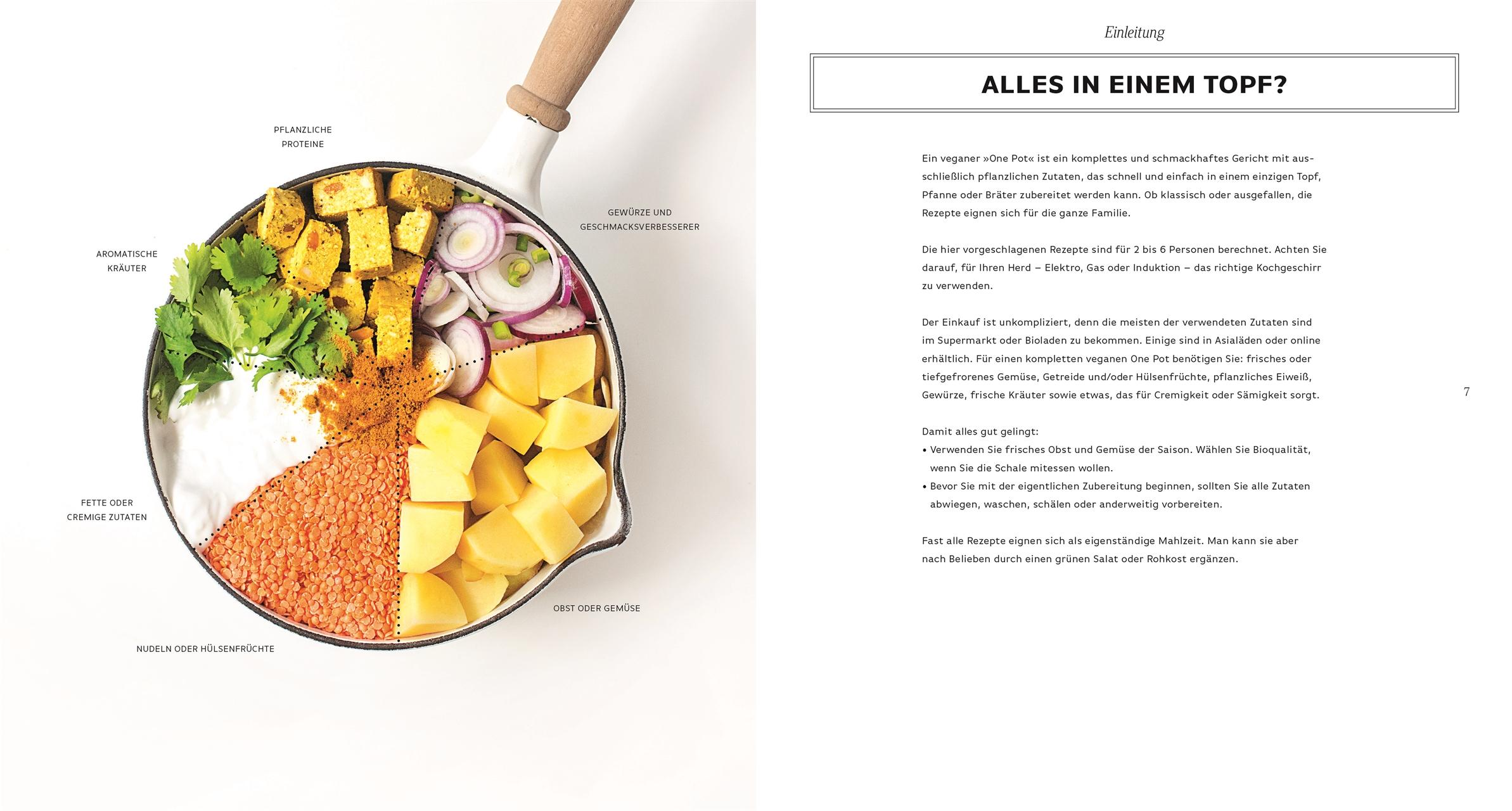 Beispielinhalt (Bild) Vegan One Pot