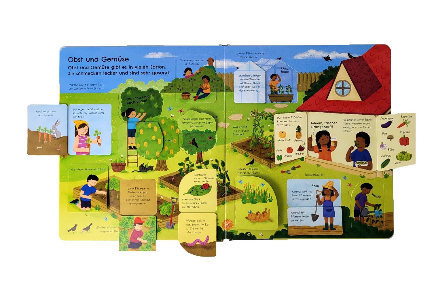 Beispielinhalt (Bild) Aufgeklappt und viel entdeckt! Das essen wir