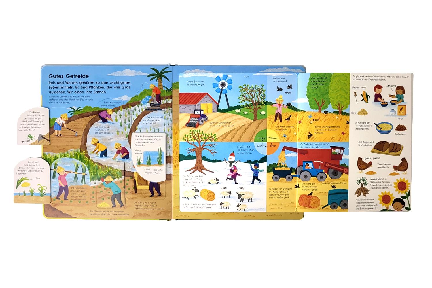 Beispielinhalt (Bild) Aufgeklappt und viel entdeckt! Das essen wir