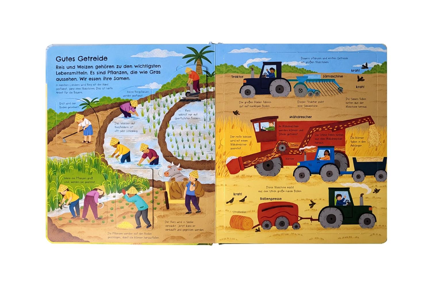 Beispielinhalt (Bild) Aufgeklappt und viel entdeckt! Das essen wir