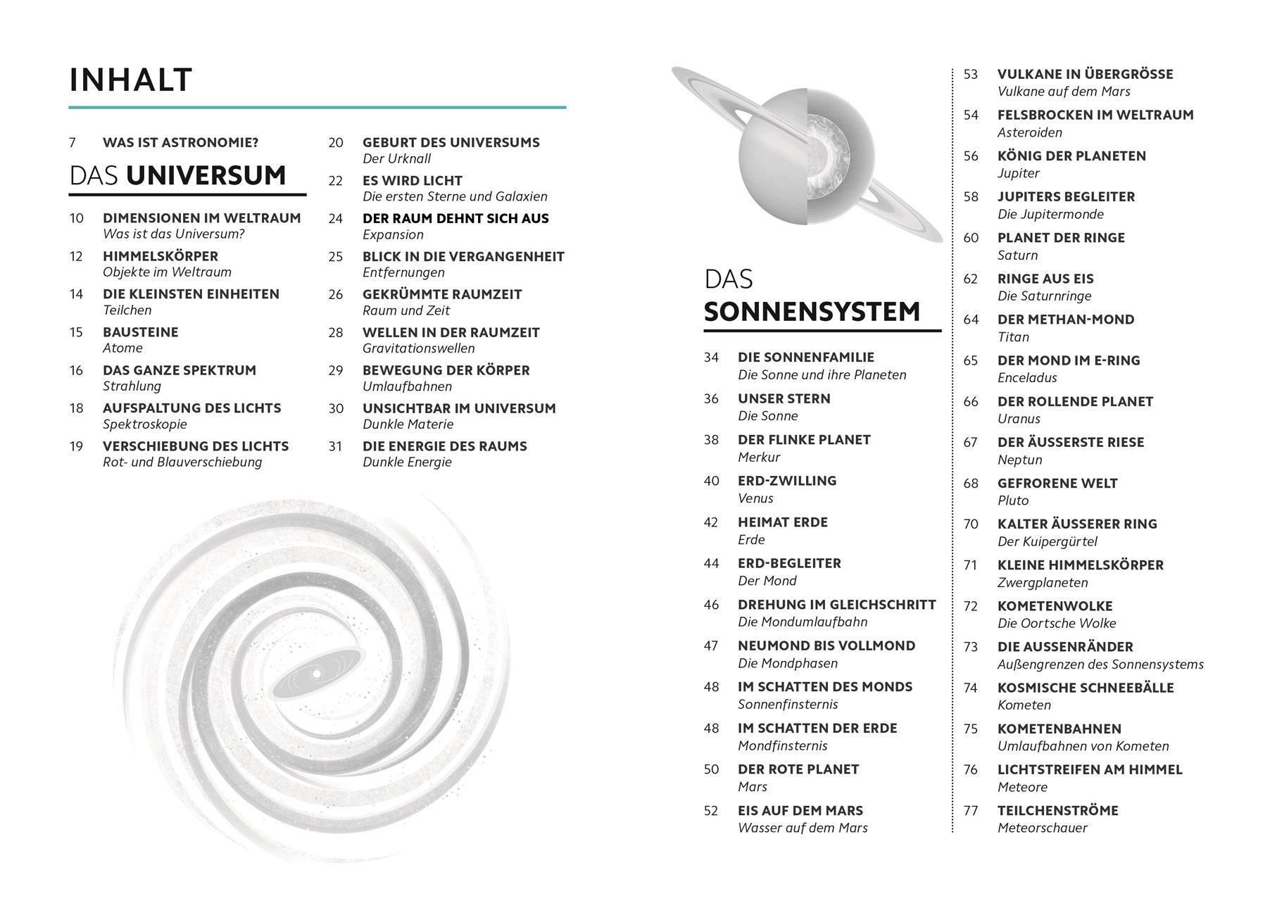 Beispielinhalt (Bild) SIMPLY. Astronomie