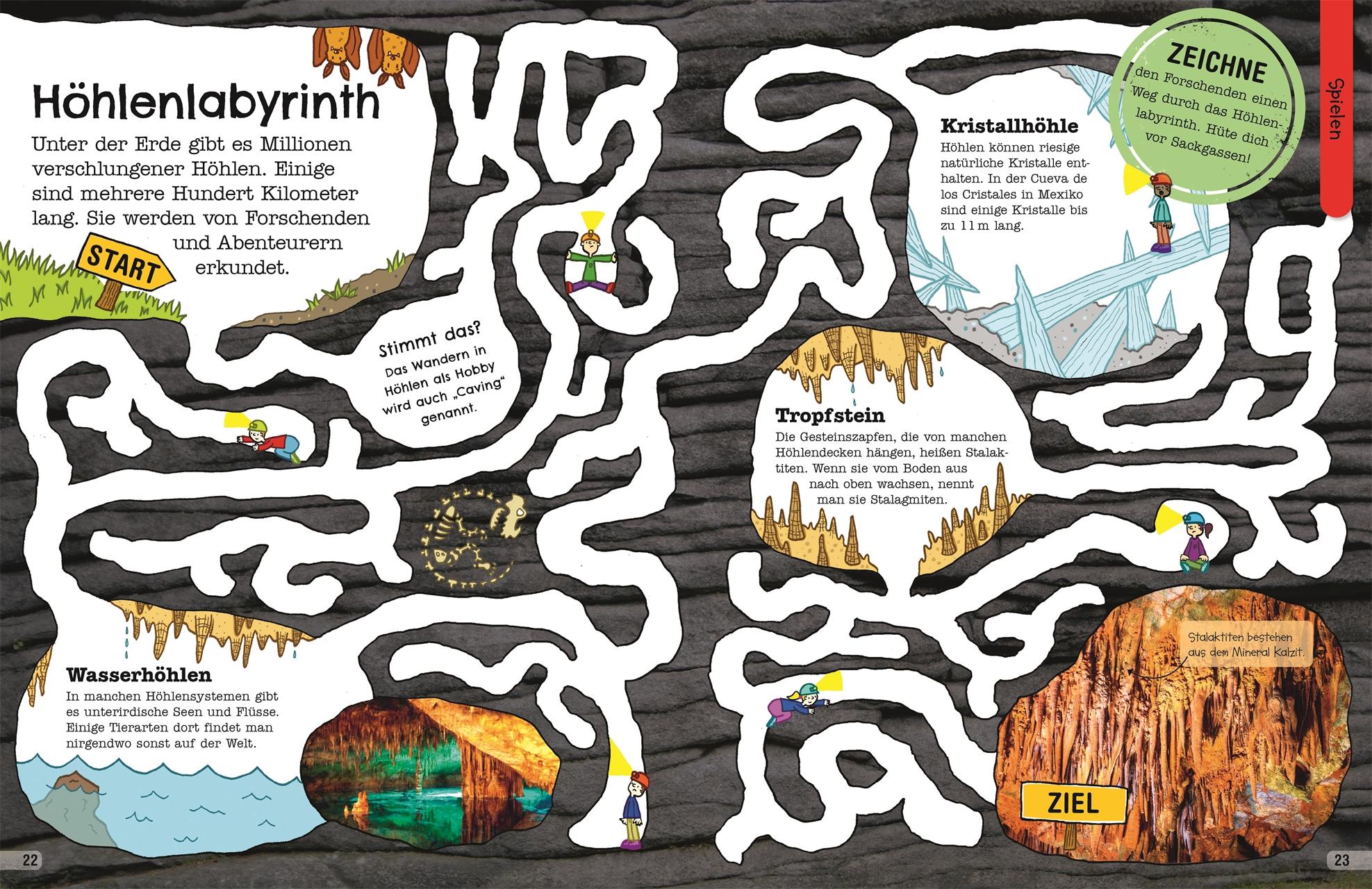 Beispielinhalt (Bild) Mein Mitmach-Wissens-Kick. Steine und Mineralien