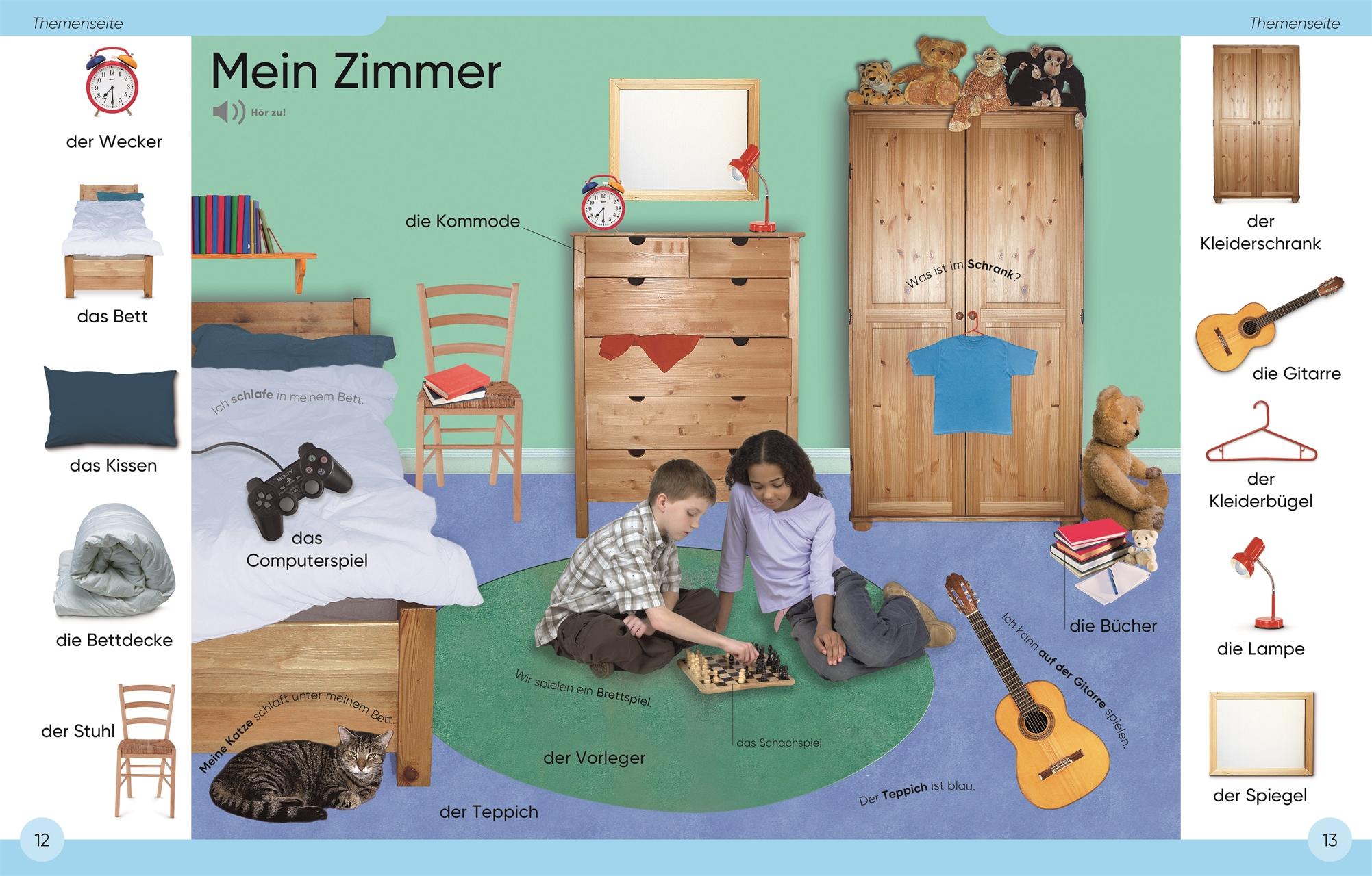 Beispielinhalt (Bild) Bildwörterbuch Deutsch