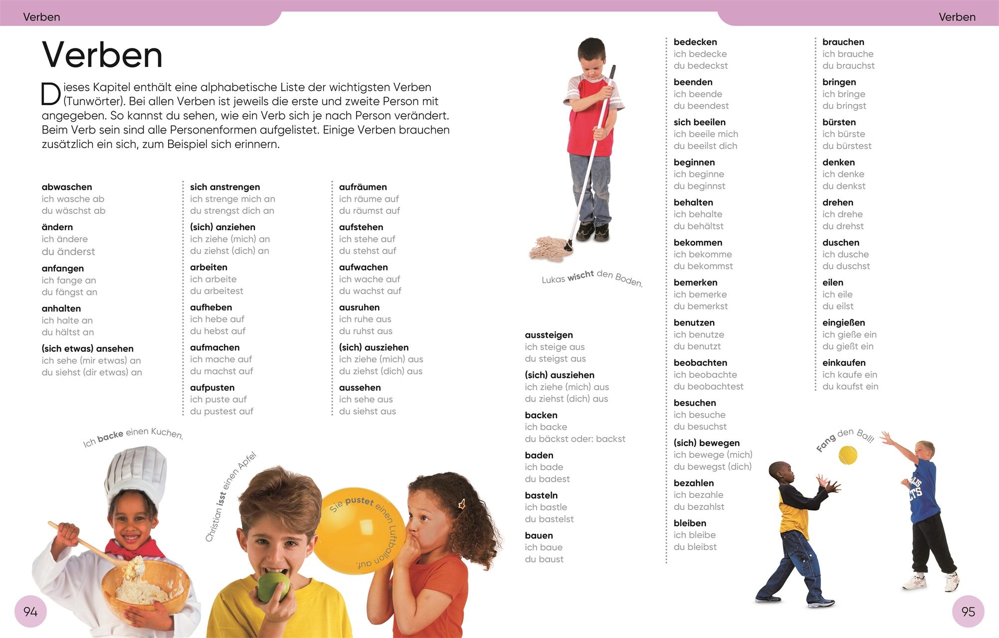 Beispielinhalt (Bild) Bildwörterbuch Deutsch