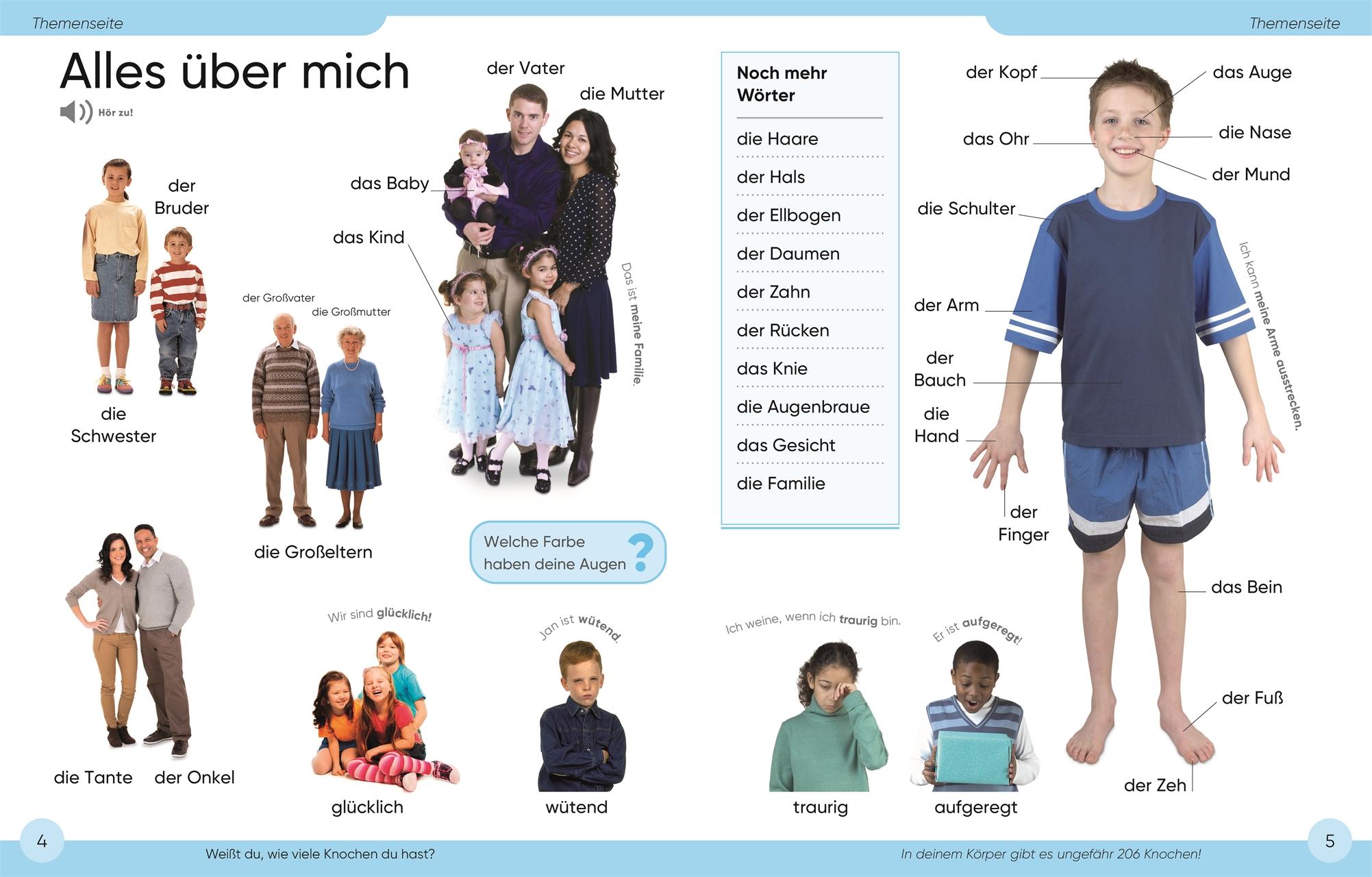 Beispielinhalt (Bild) Bildwörterbuch Deutsch