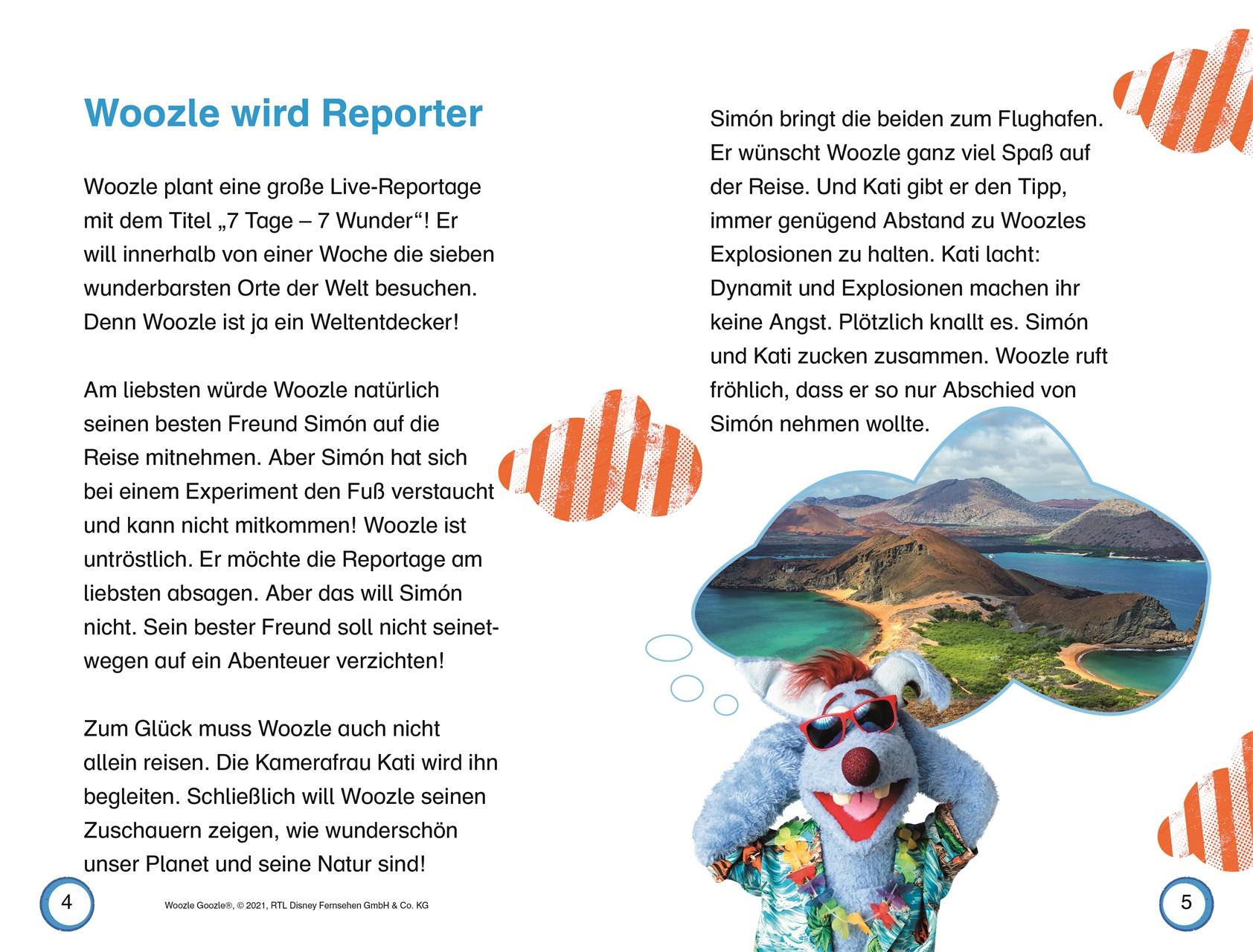 Beispielinhalt (Bild) SUPERLESER! Woozle Goozle Wunder der Welt