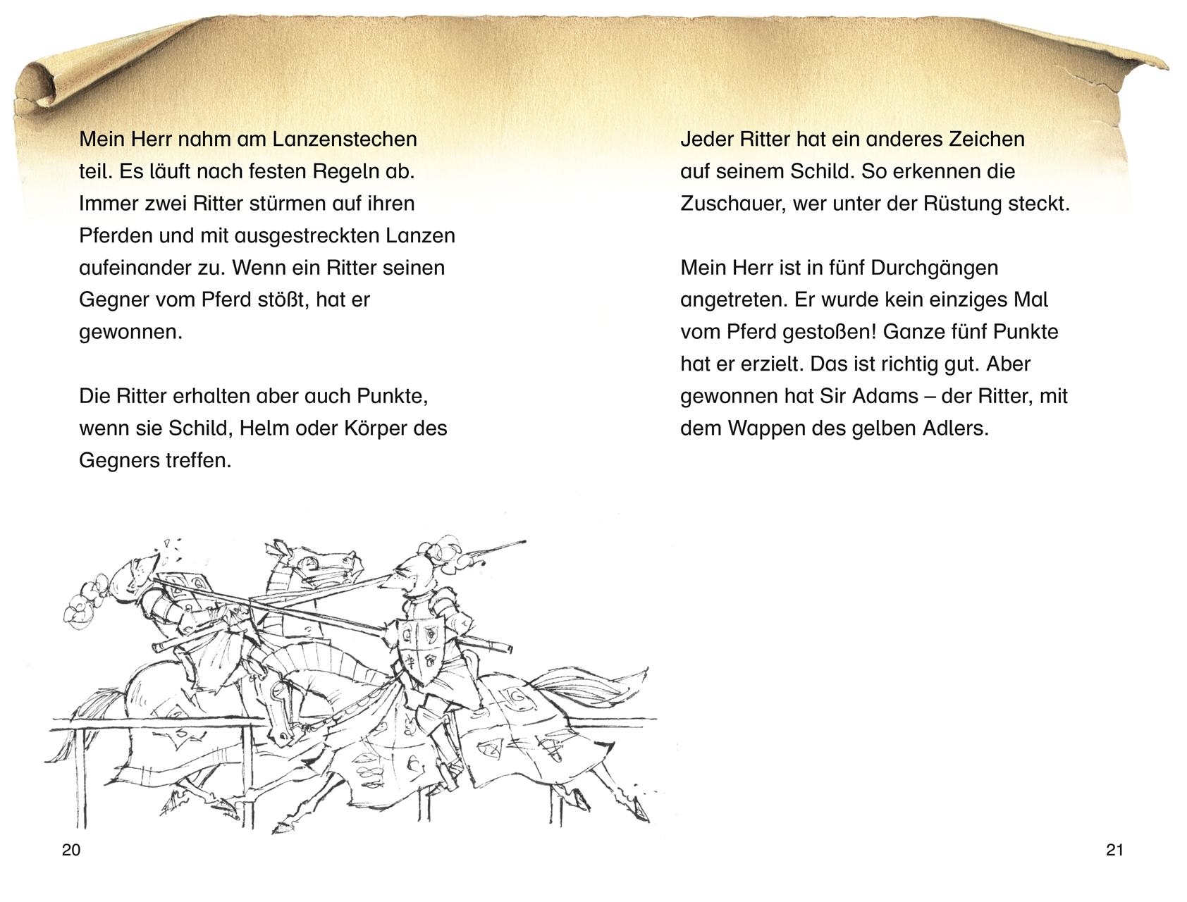 Beispielinhalt (Bild) SUPERLESER! Kampf um Burg Eliot