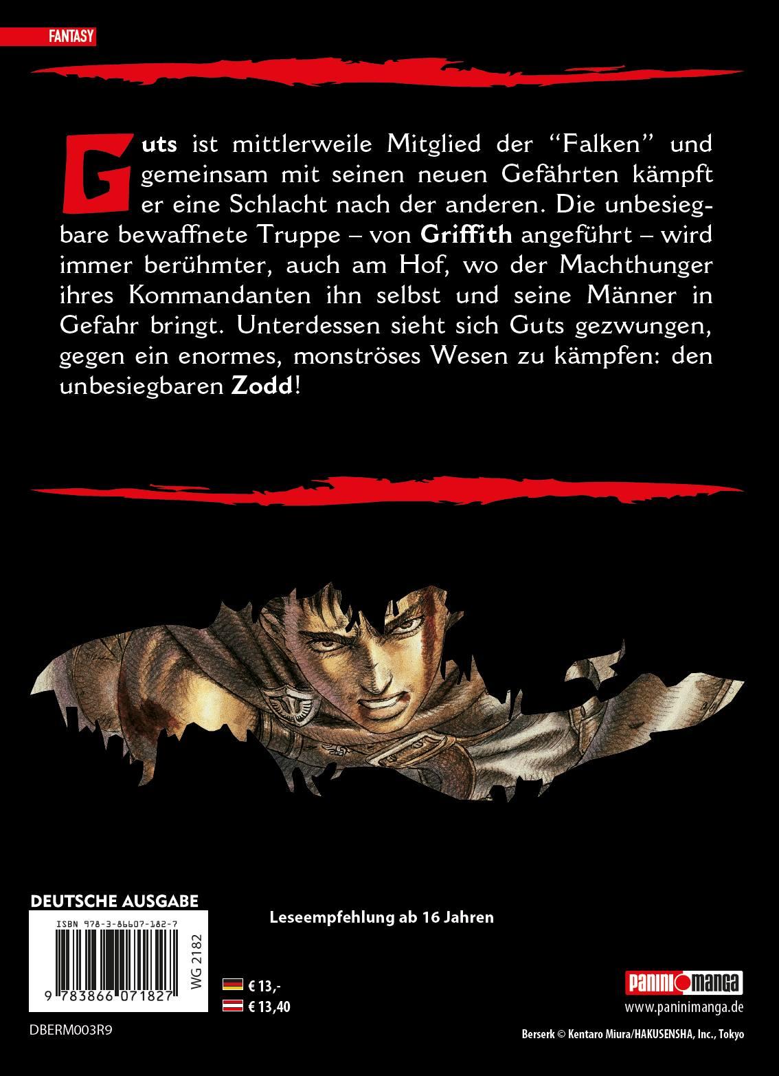 Rückseitencover Berserk Max 03