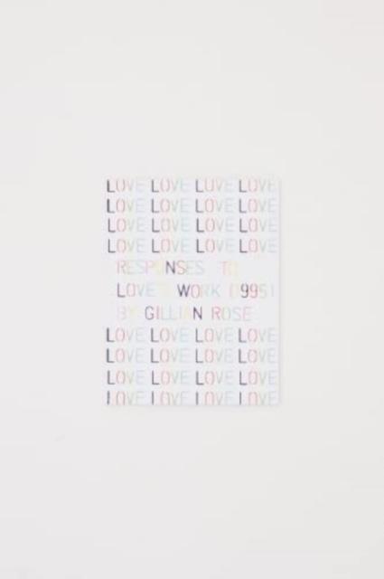 Vorderes Coverbild Responses to Love's Work (1995) by Gillian Rose