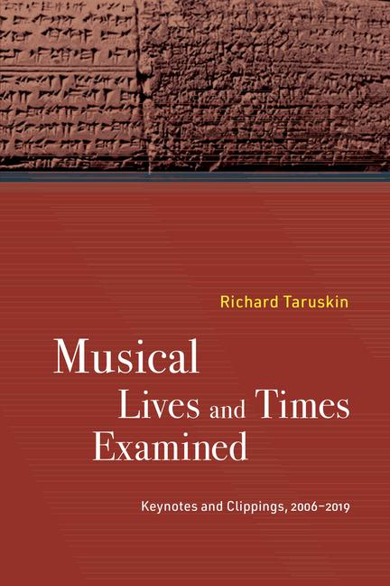 Vorderes Coverbild Musical Lives and Times Examined