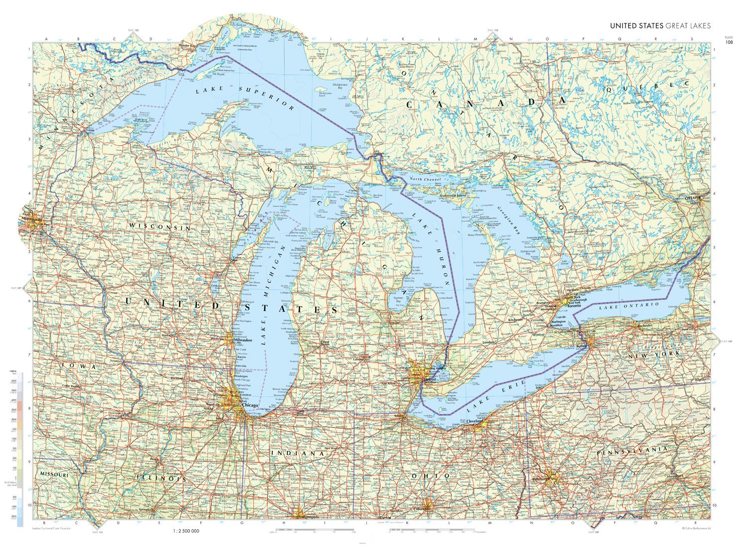 Beispielinhalt (Bild) The Times Comprehensive Atlas of the World