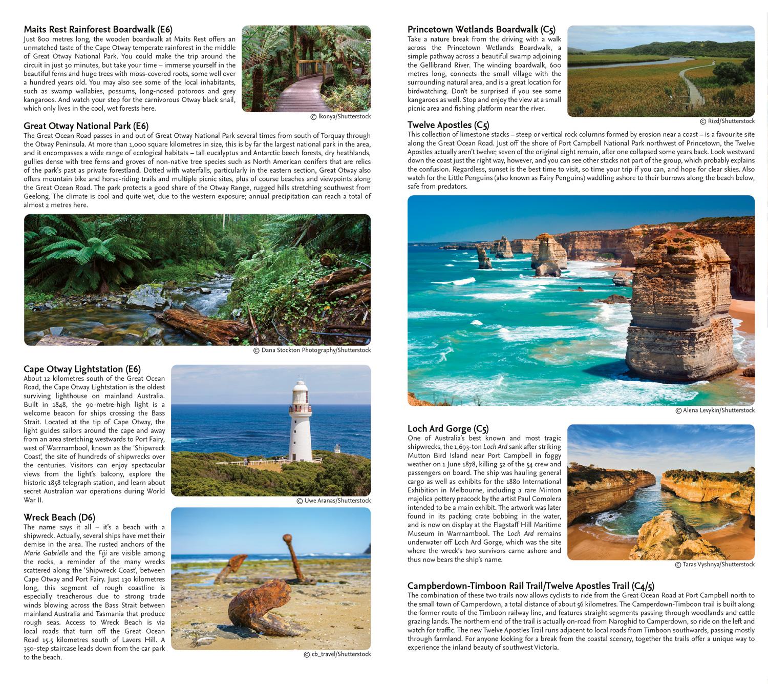 Beispielinhalt (Bild) Collins the Great Ocean Road Touring Map