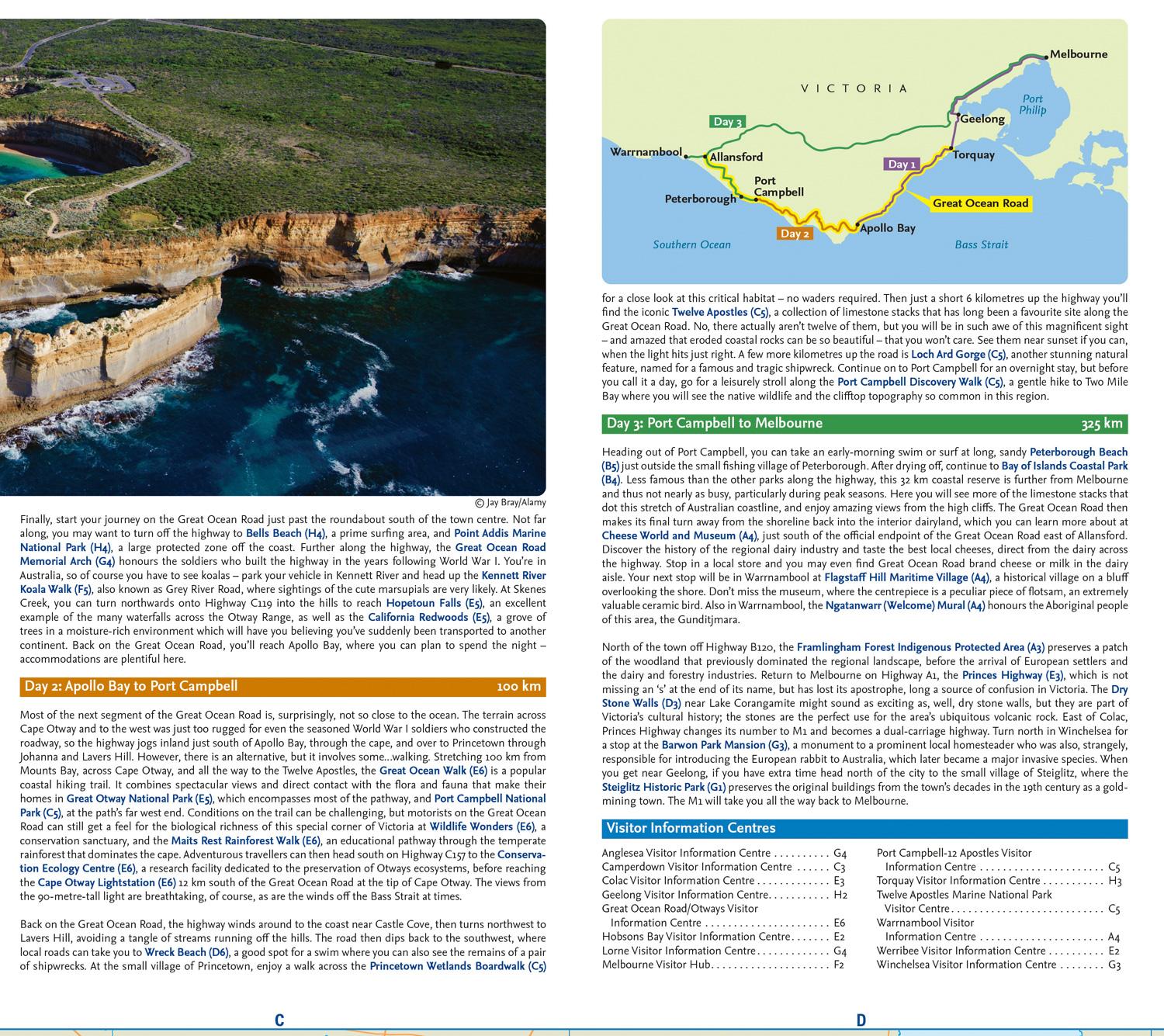 Beispielinhalt (Bild) Collins the Great Ocean Road Touring Map