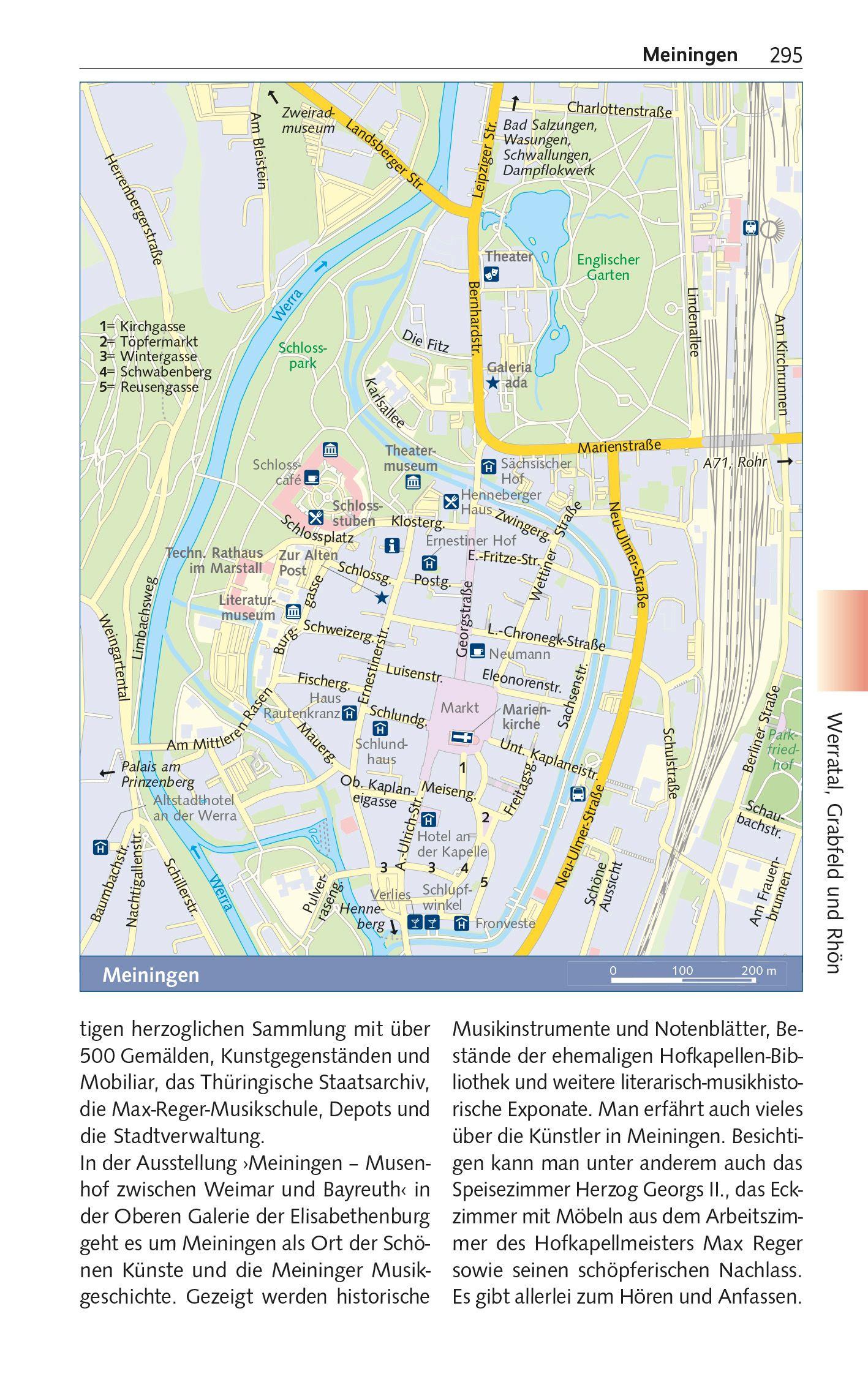 Beispielinhalt (Bild) TRESCHER Reiseführer Thüringen