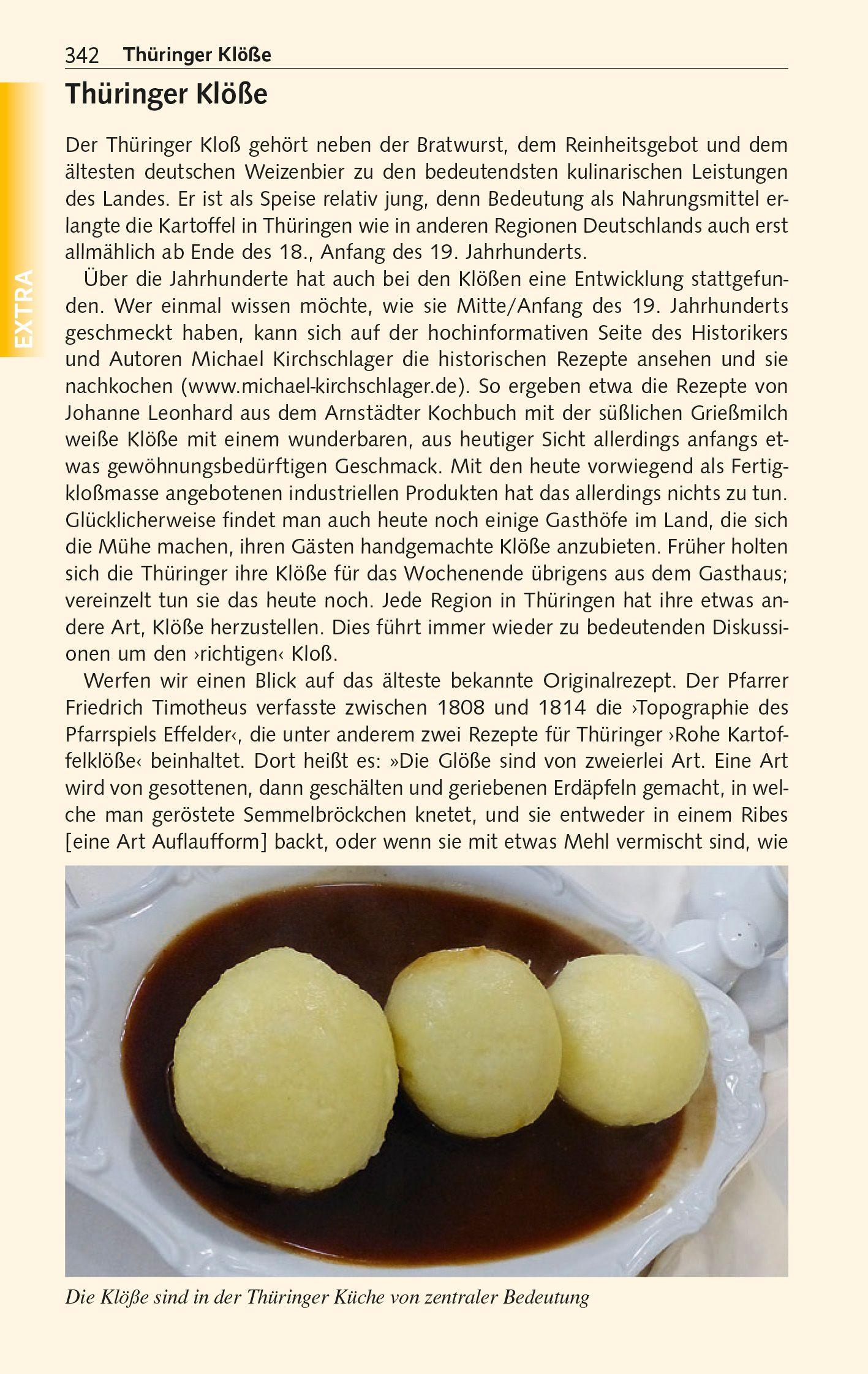 Beispielinhalt (Bild) TRESCHER Reiseführer Thüringen