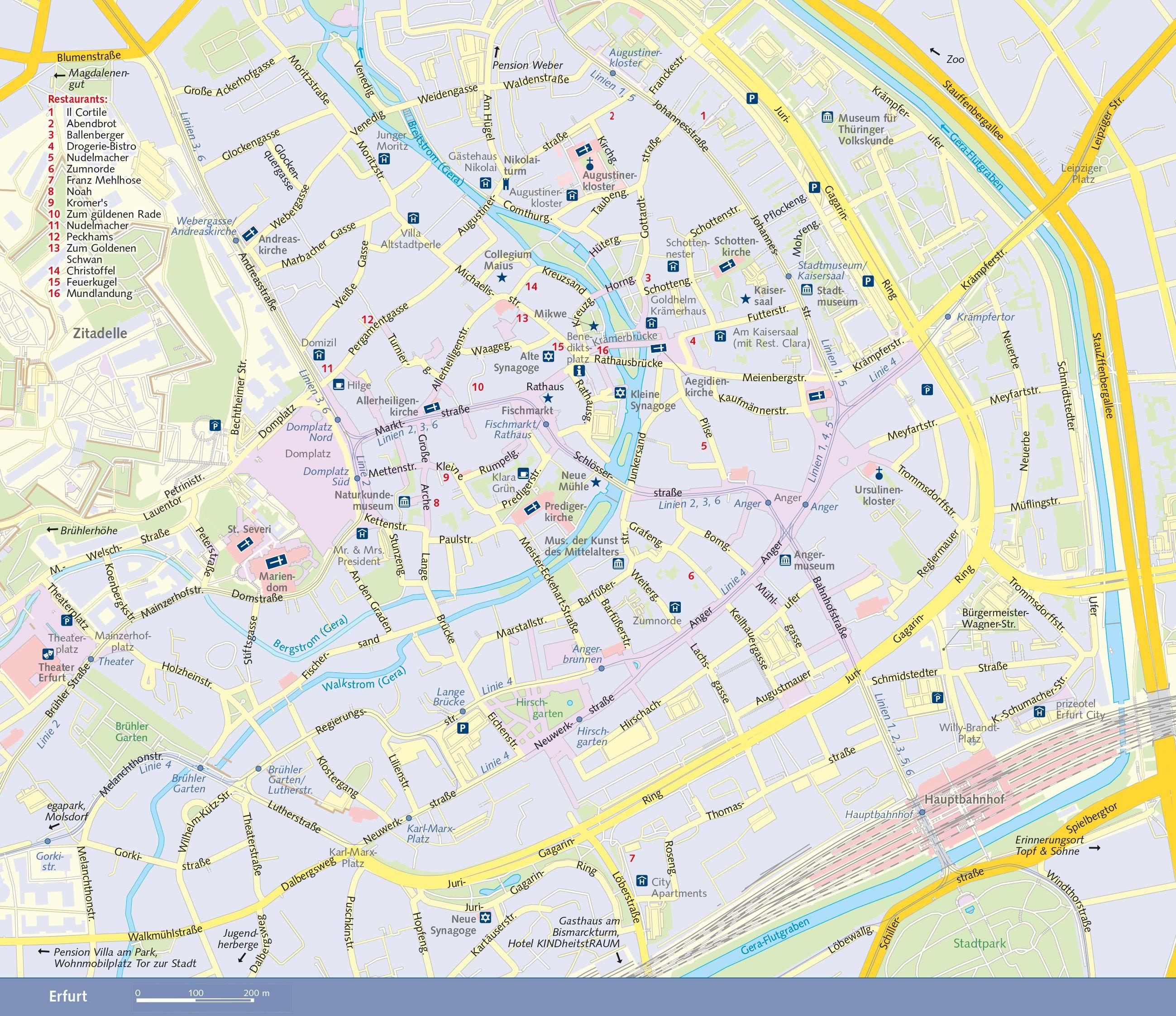 Beispielinhalt (Bild) TRESCHER Reiseführer Thüringen