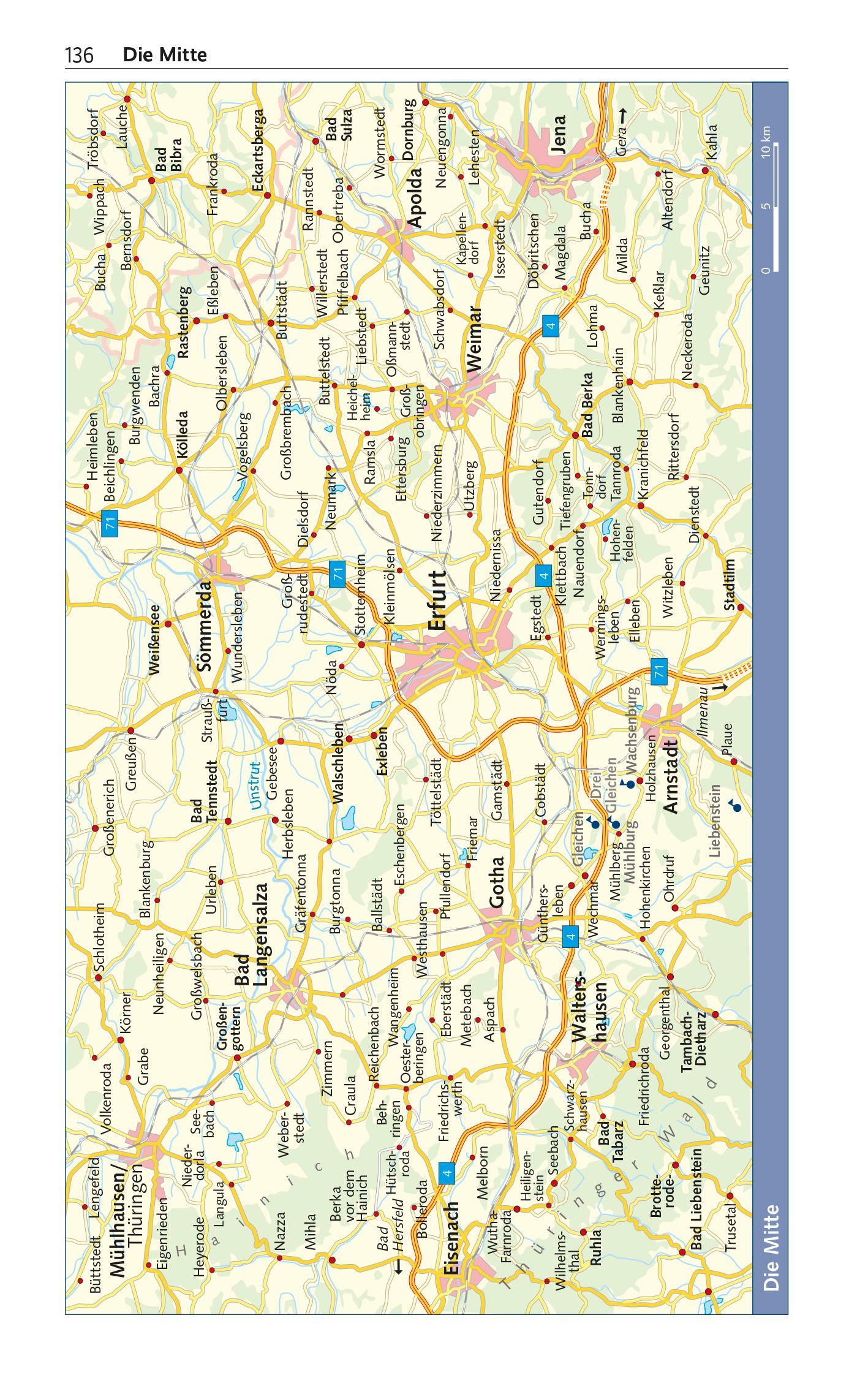 Beispielinhalt (Bild) TRESCHER Reiseführer Thüringen