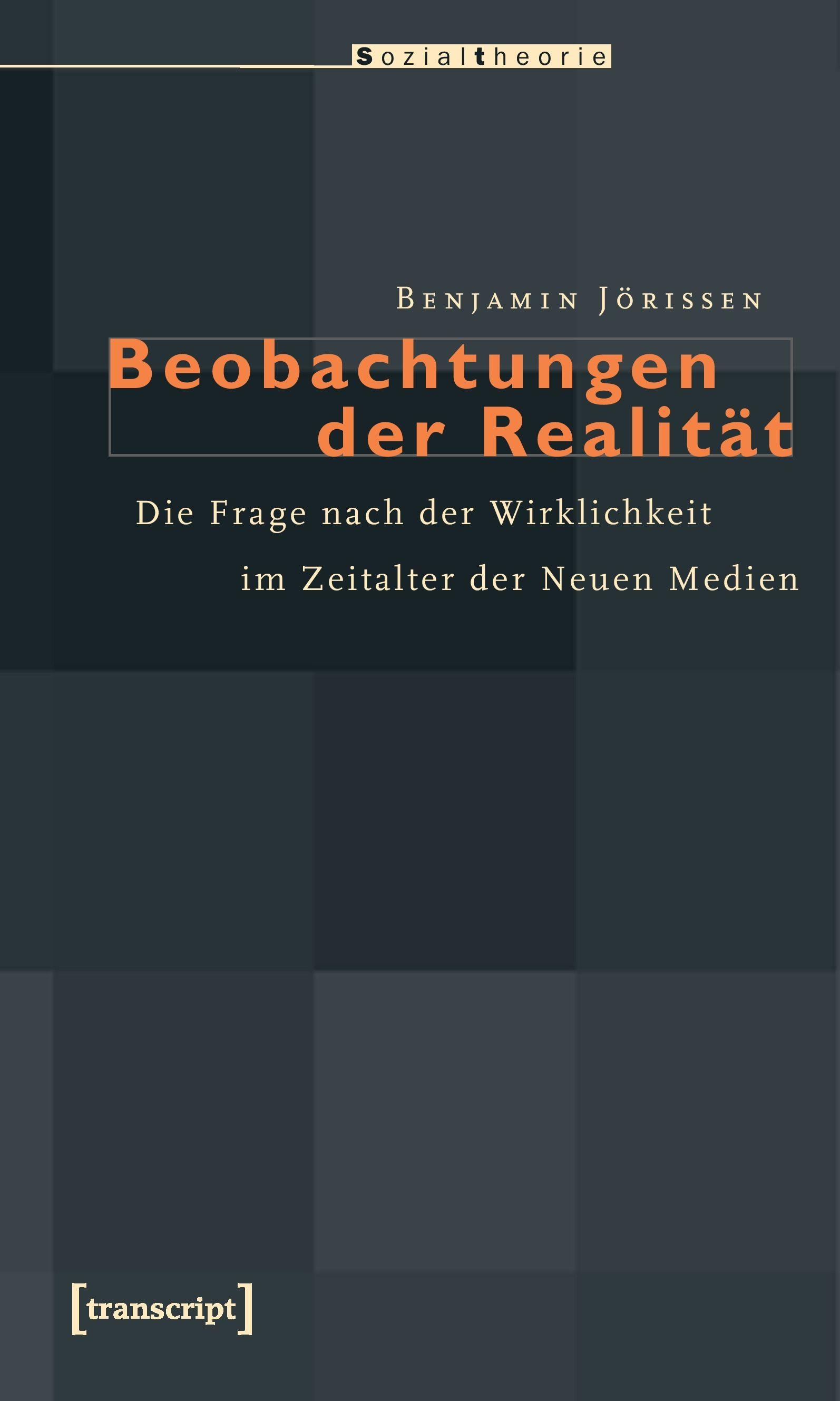 Vorderes Coverbild Beobachtungen der Realität