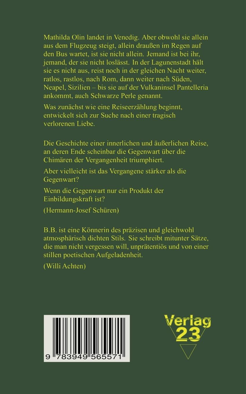 Rückseitencover Schwarze Perle