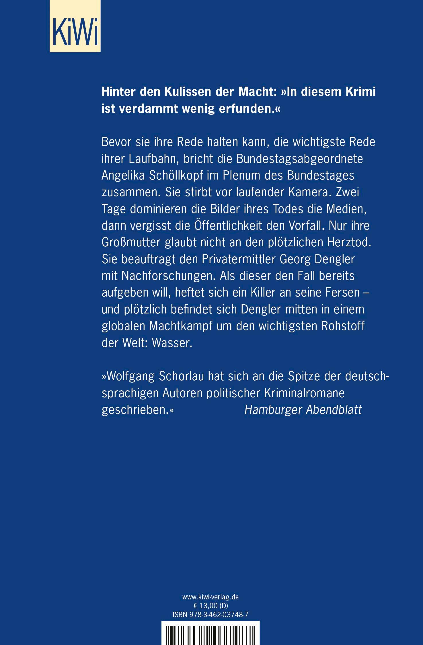 Rückseitencover Fremde Wasser