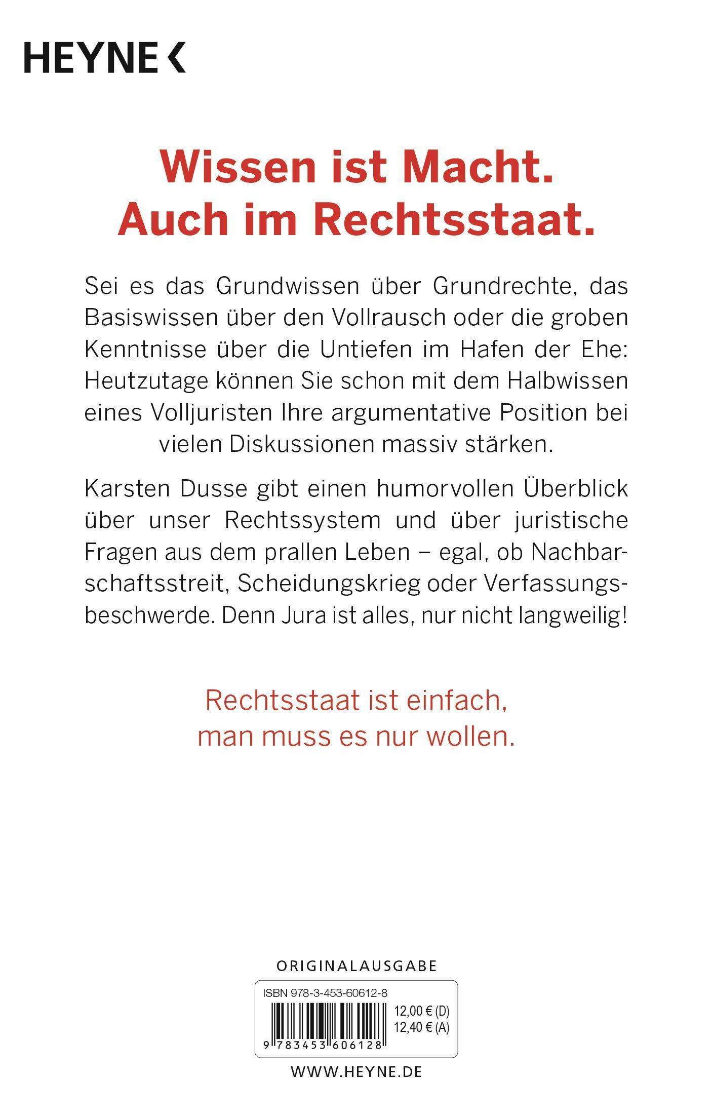 Beispielinhalt (Bild) Halbwissen eines Volljuristen