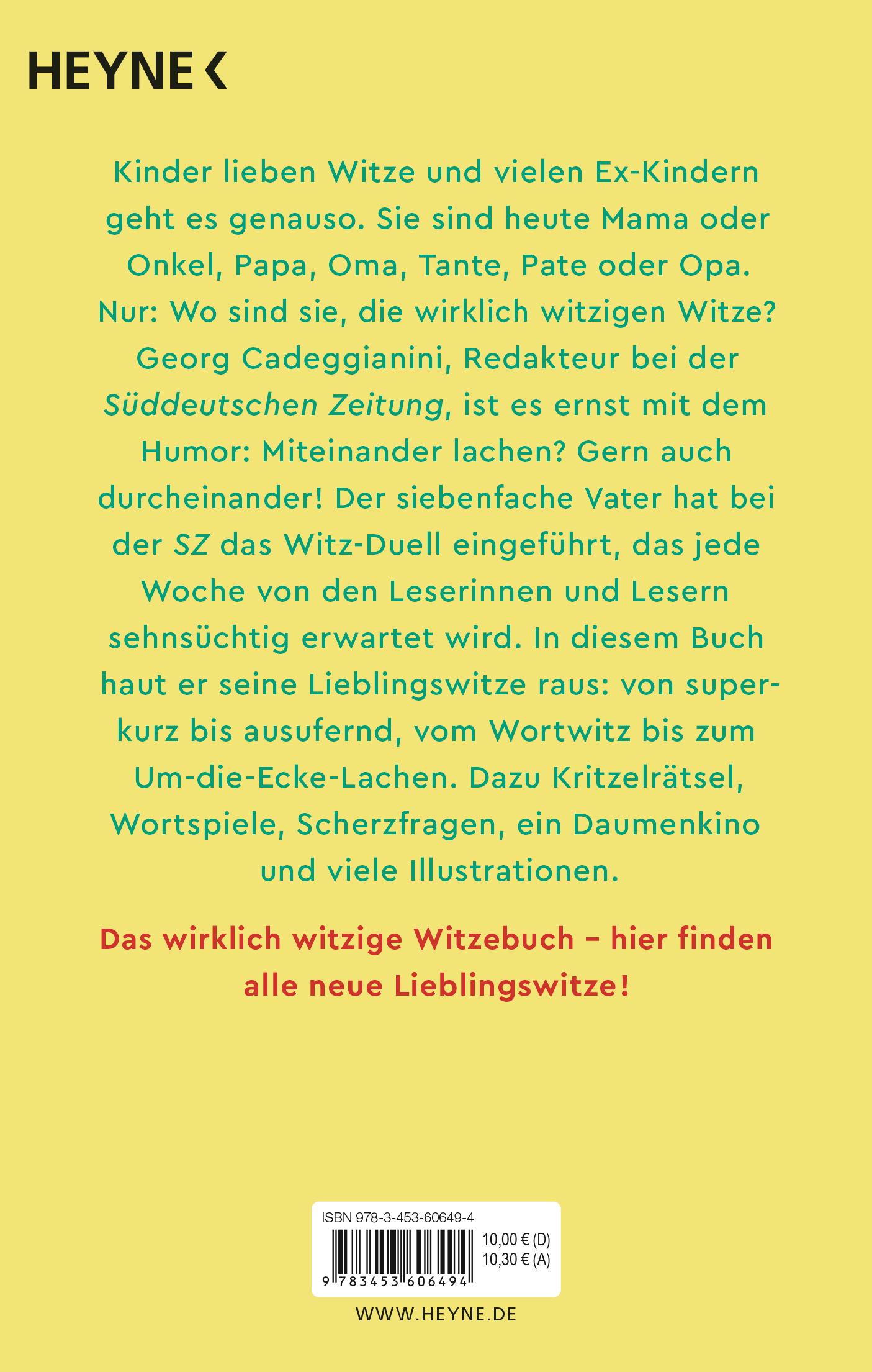 Beispielinhalt (Bild) Das wirklich witzige Witzebuch