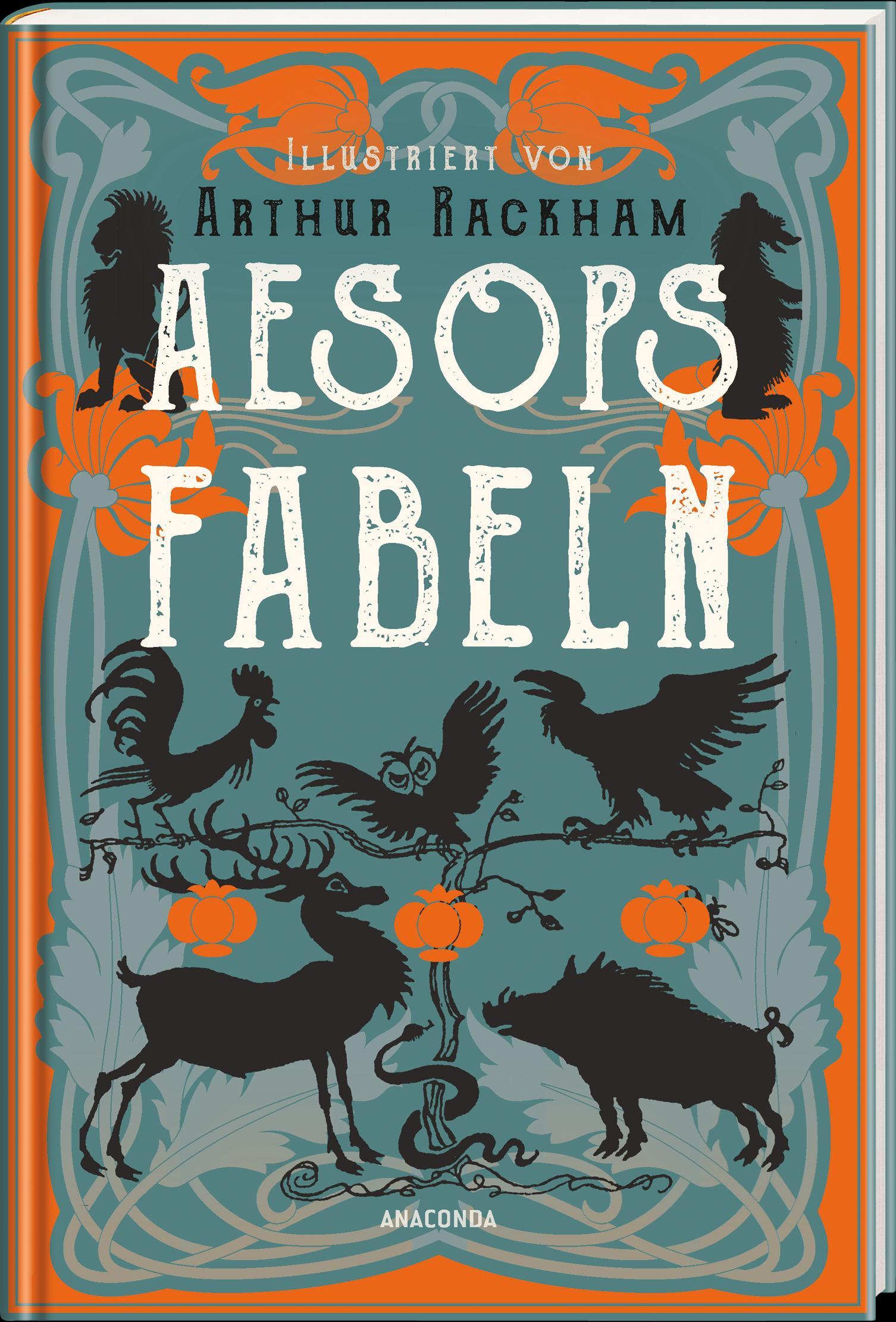 Beispielinhalt (Bild) Aesops Fabeln. Illustriert von Arthur Rackham