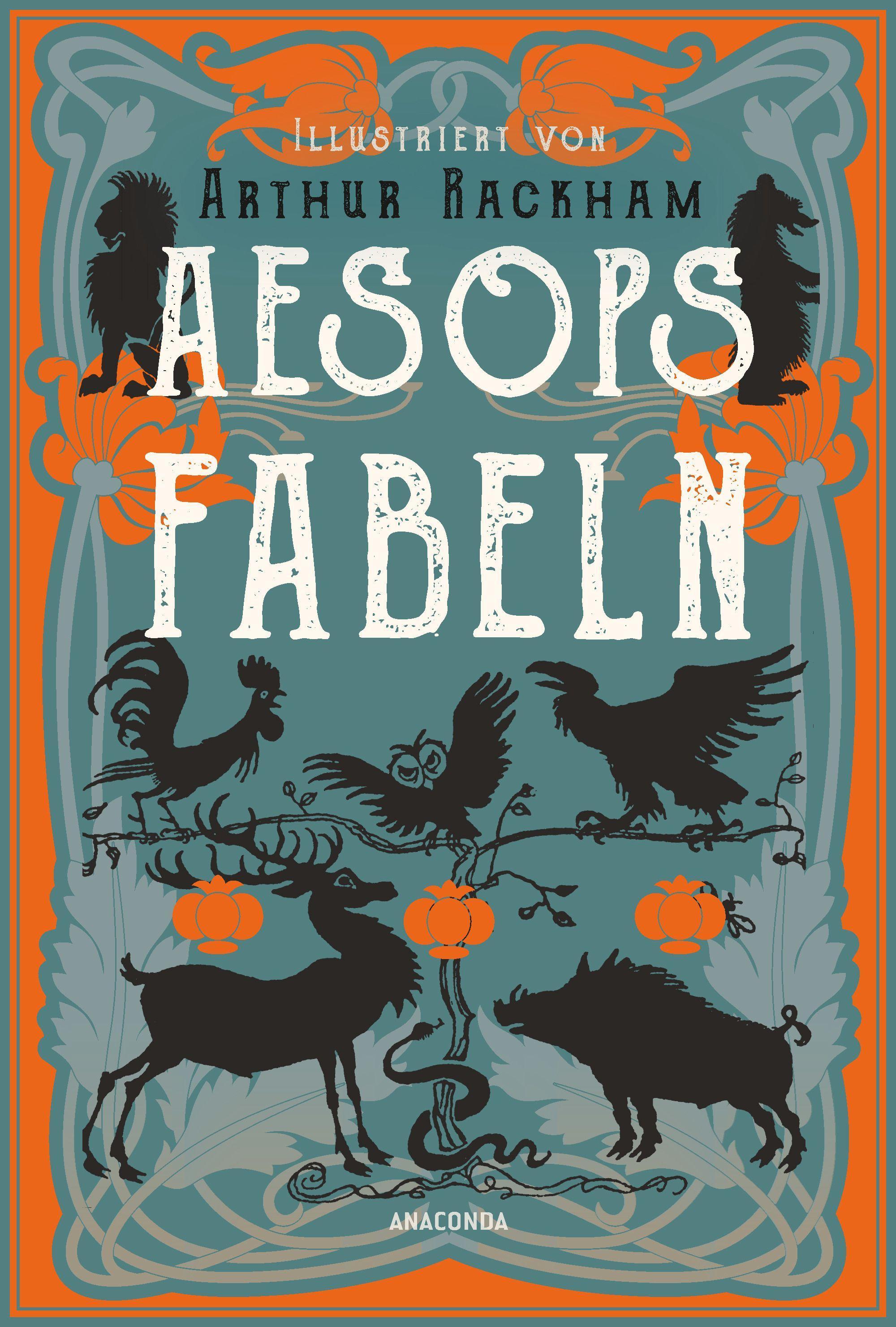 Vorderes Coverbild Aesops Fabeln. Illustriert von Arthur Rackham