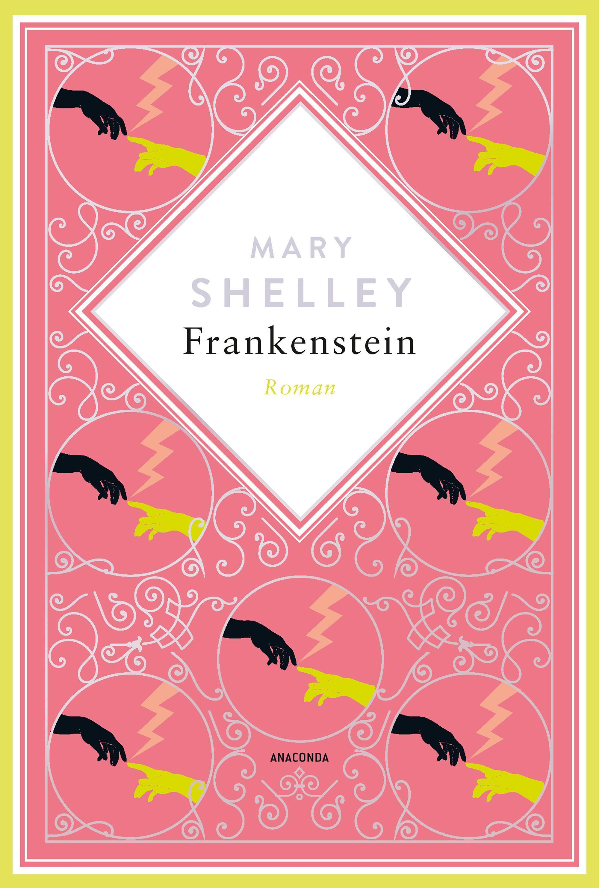 Vorderes Coverbild Mary Shelley, Frankenstein. Roman Schmuckausgabe mit Silberprägung