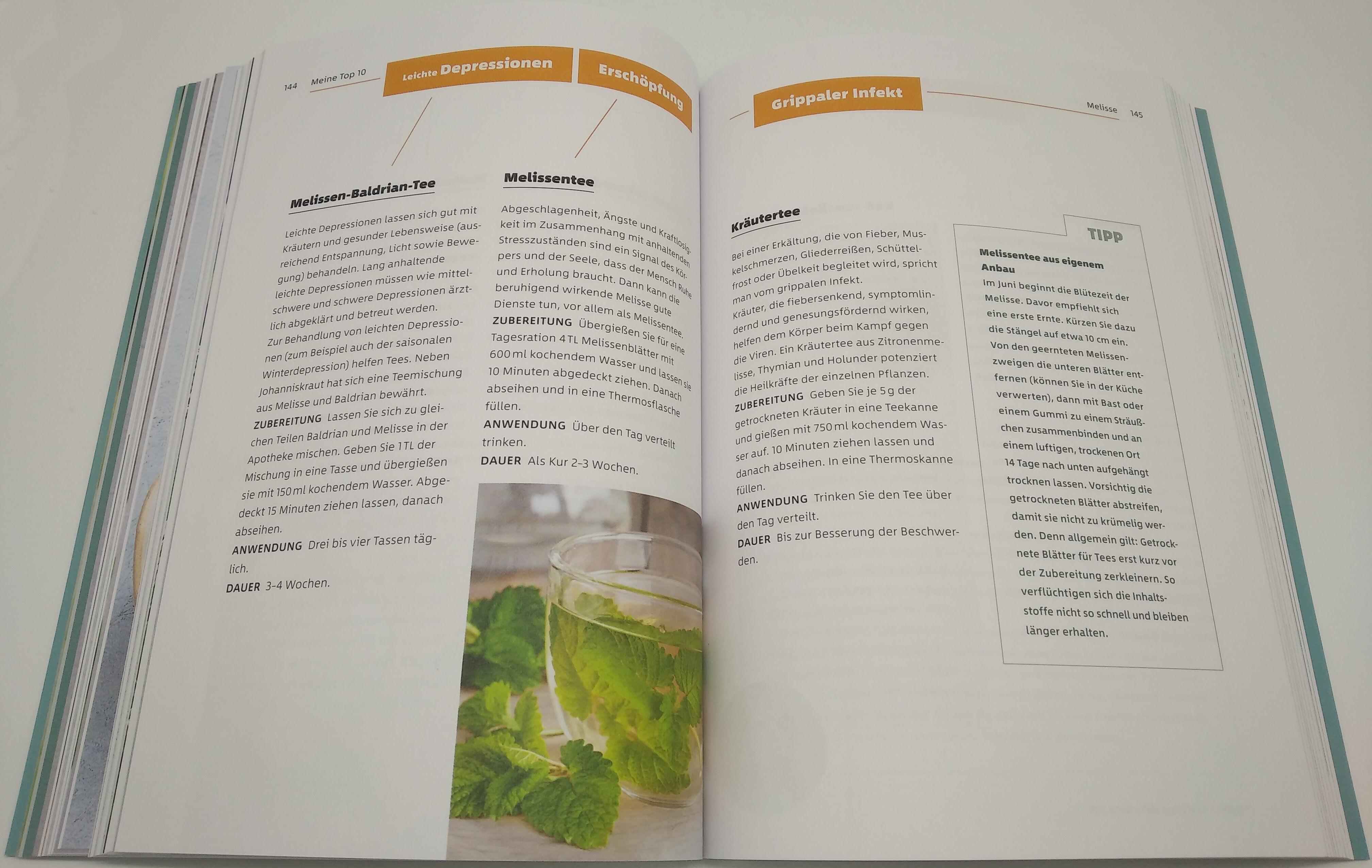 Beispielinhalt (Bild) 10 Kräuter gegen 100 Krankheiten